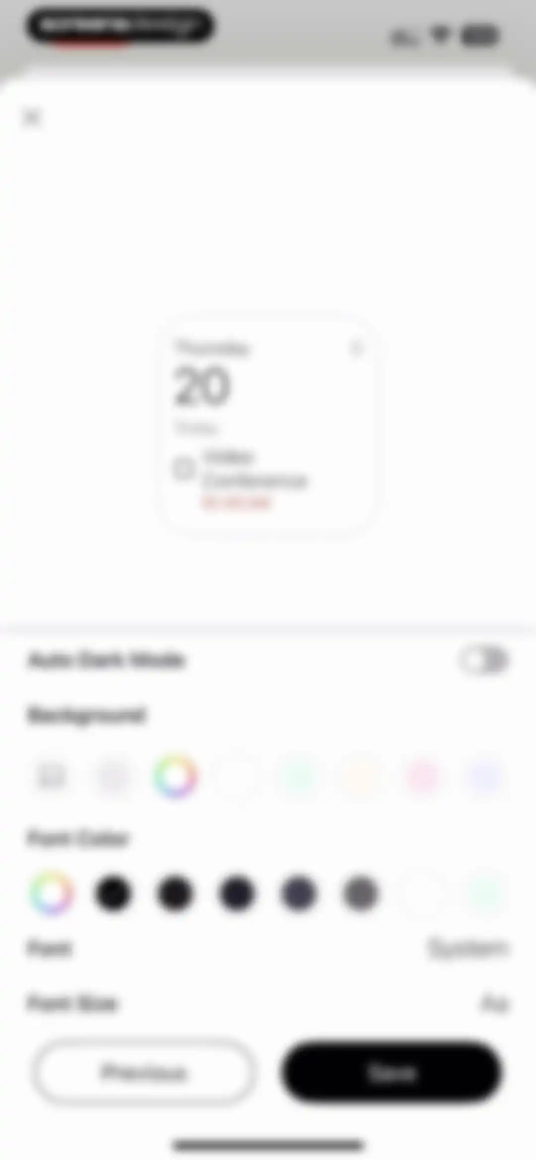 To Do List MinimaList & Widget screen 84