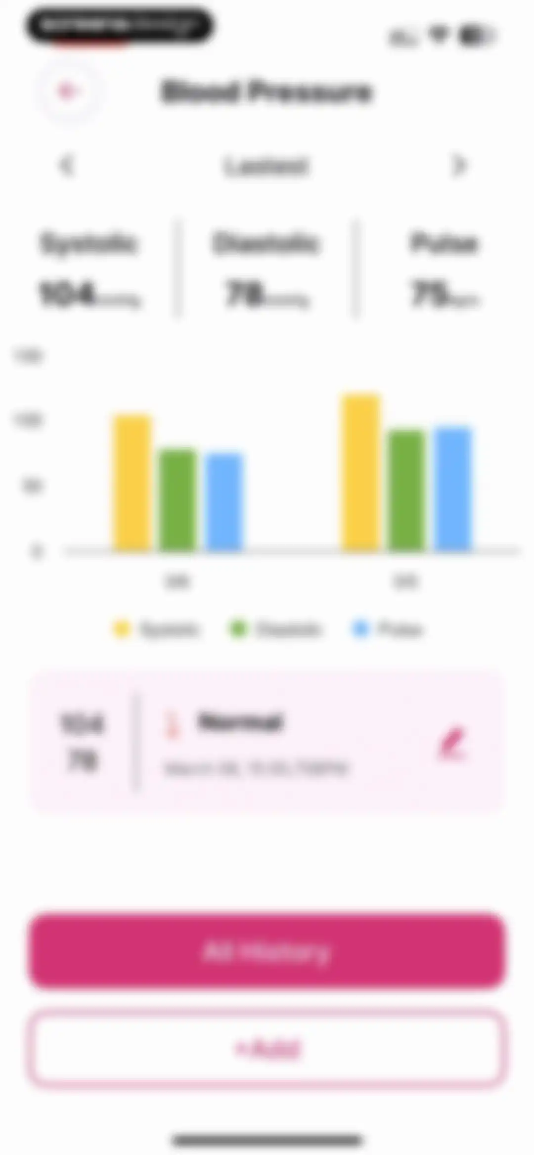 Blood Pressure-Monitor Tracker screen 45
