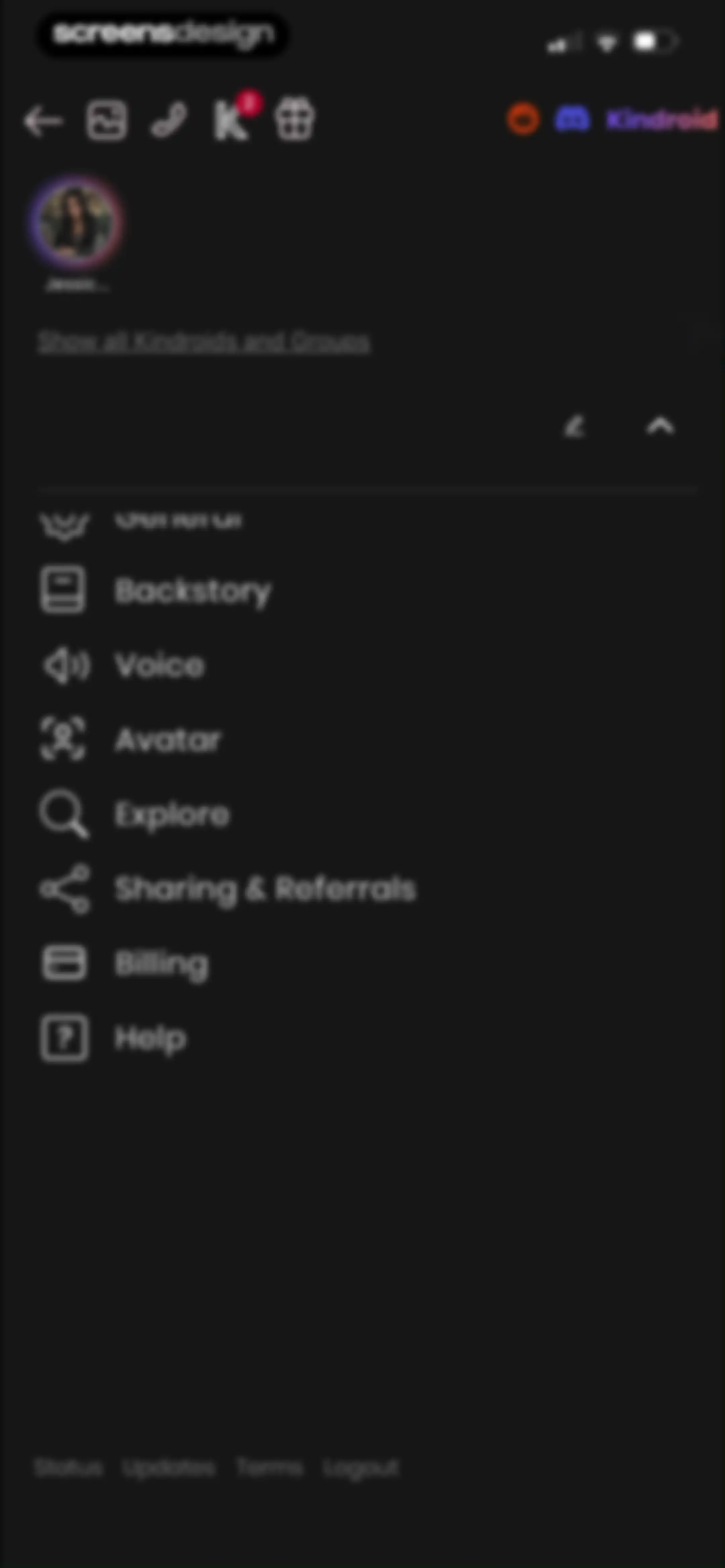 Kindroid: Your Personal AI screen 104