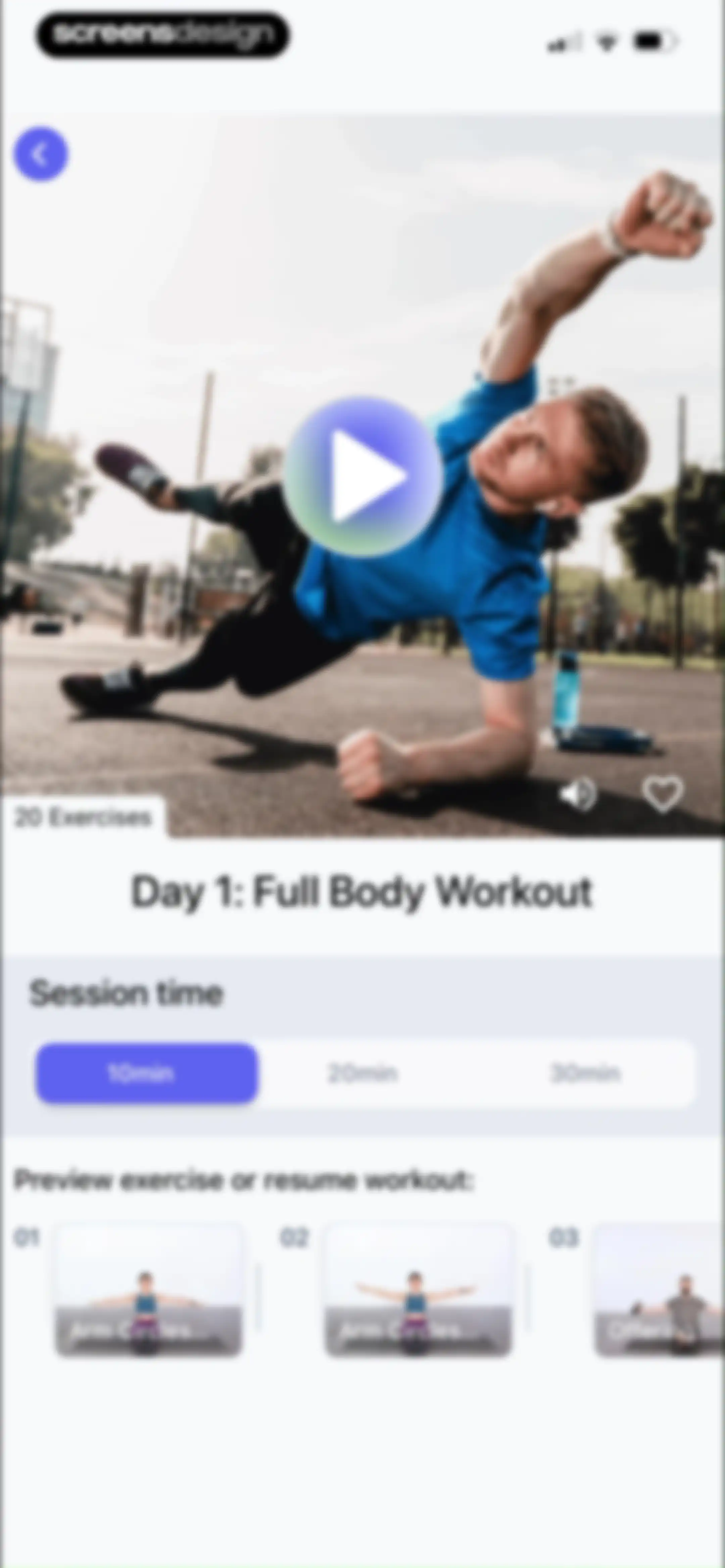 Daily Workouts - Home Fitness screen 28