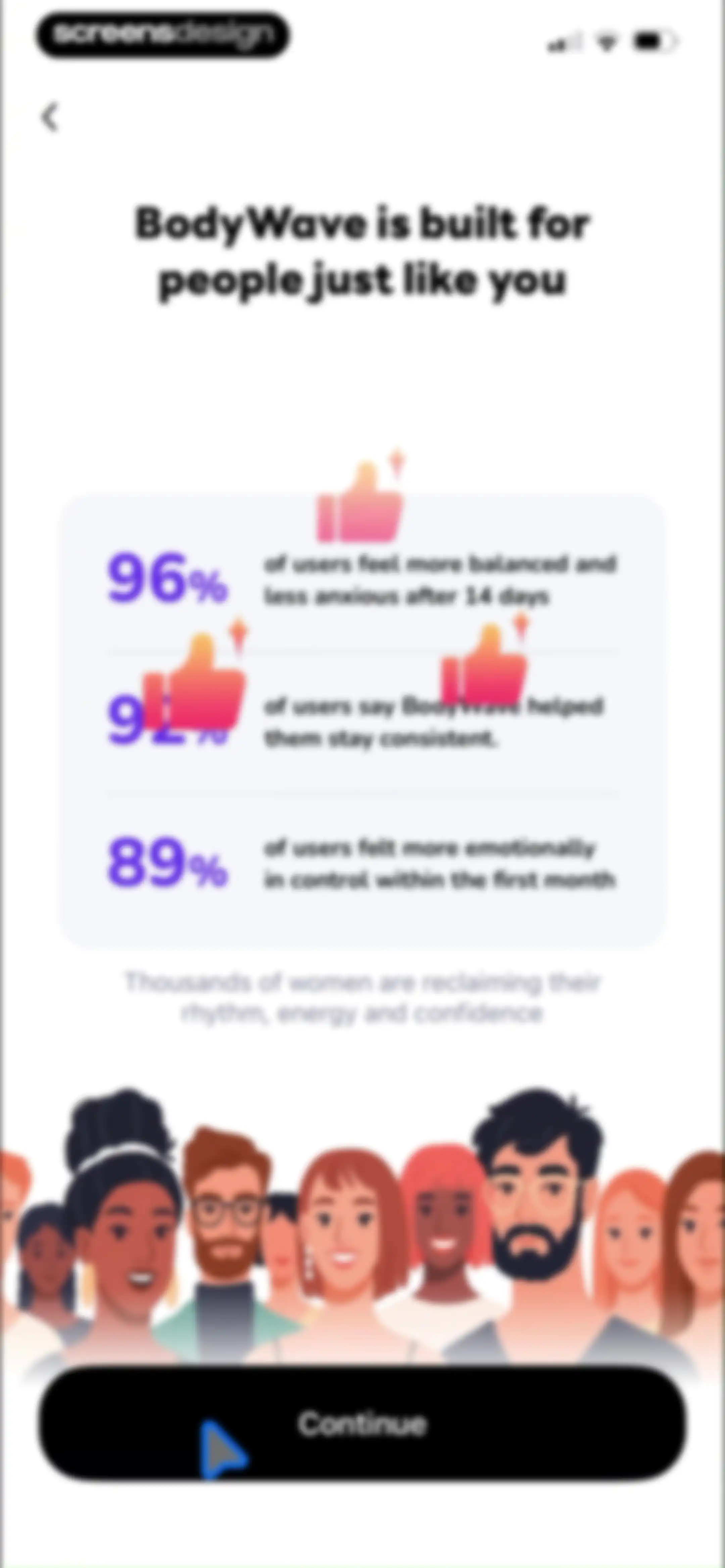 BodyWave: Health Tracker screen 36