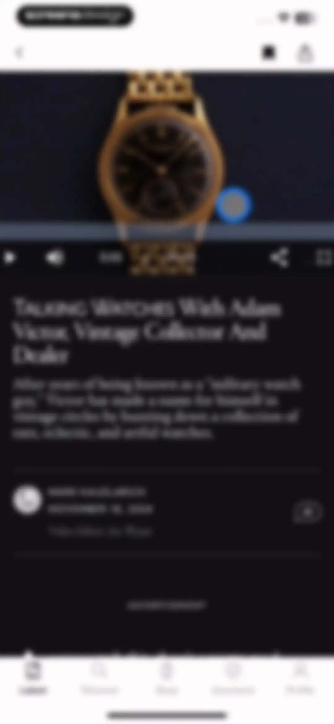 Hodinkee: All Things Watches screen 18
