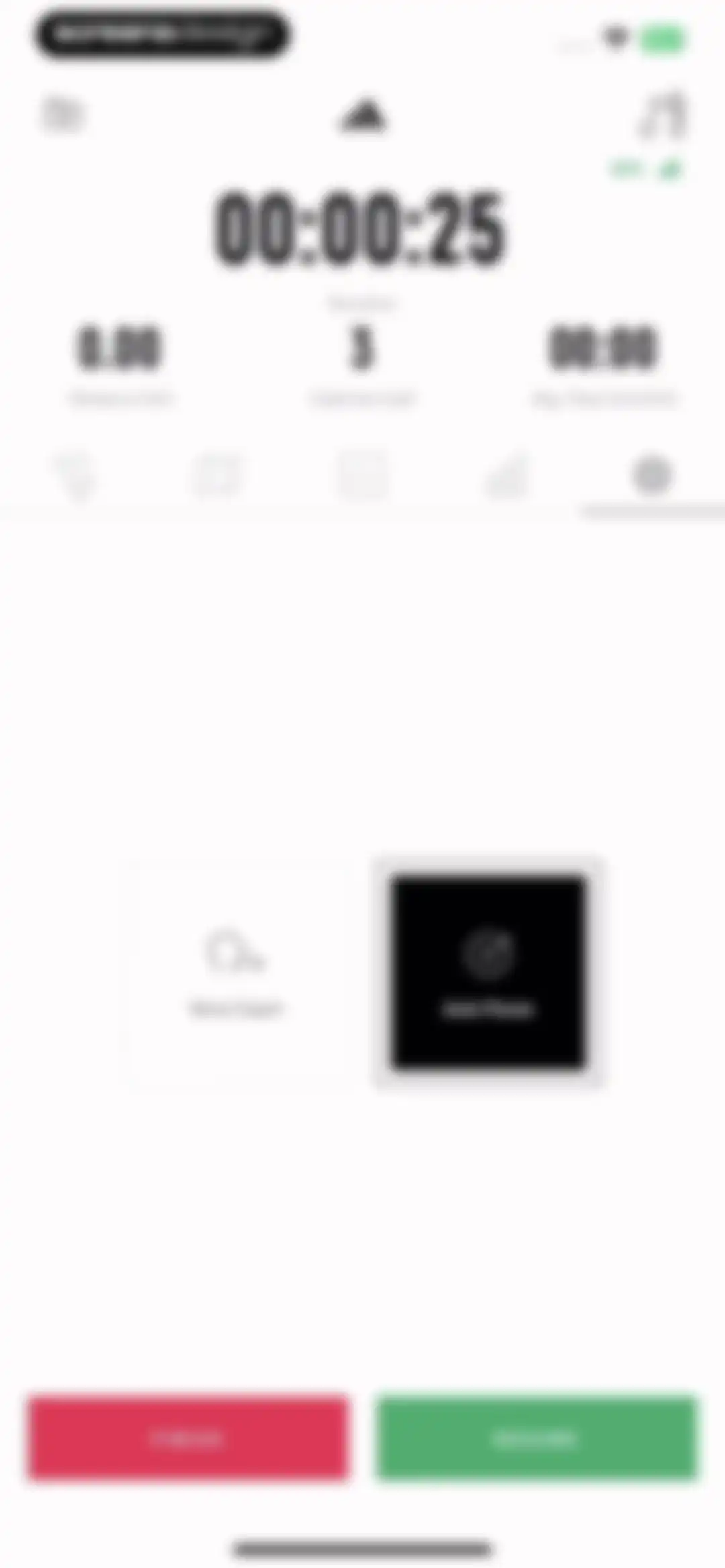 adidas Running: Run tracker screen 87
