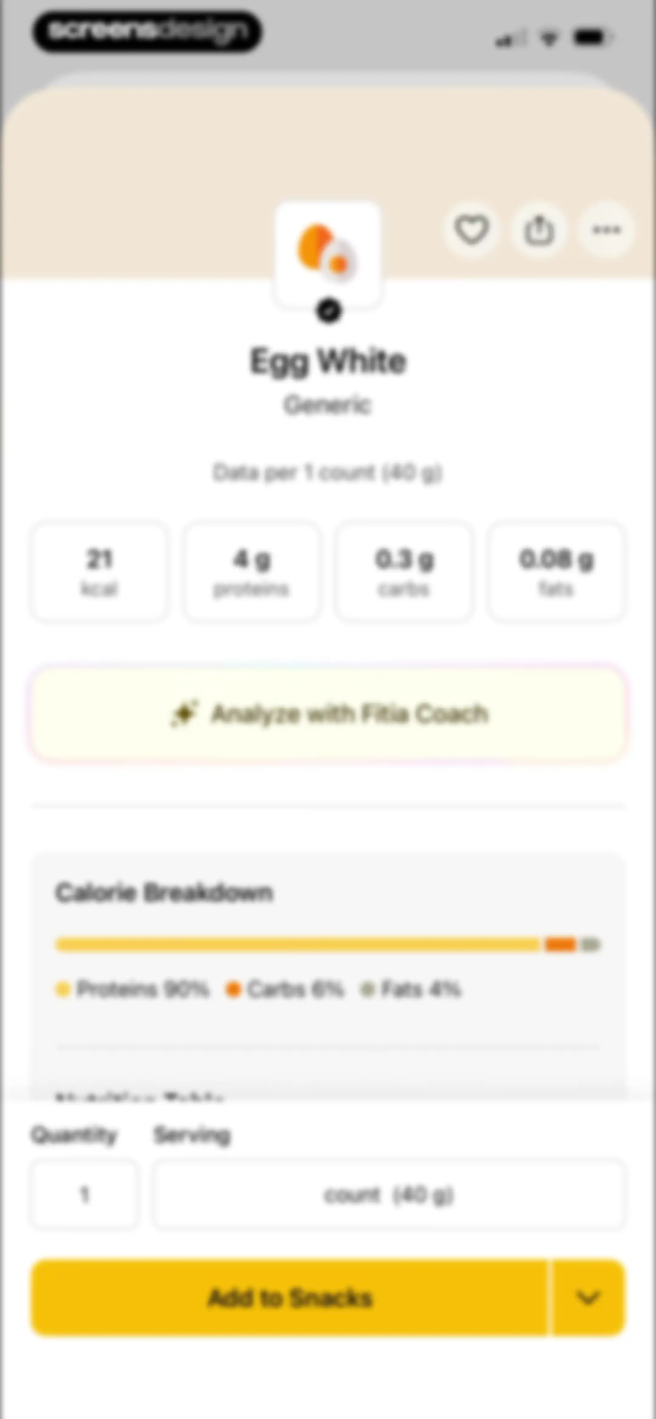 Fitia: Calorie Counter & Diet screen 153