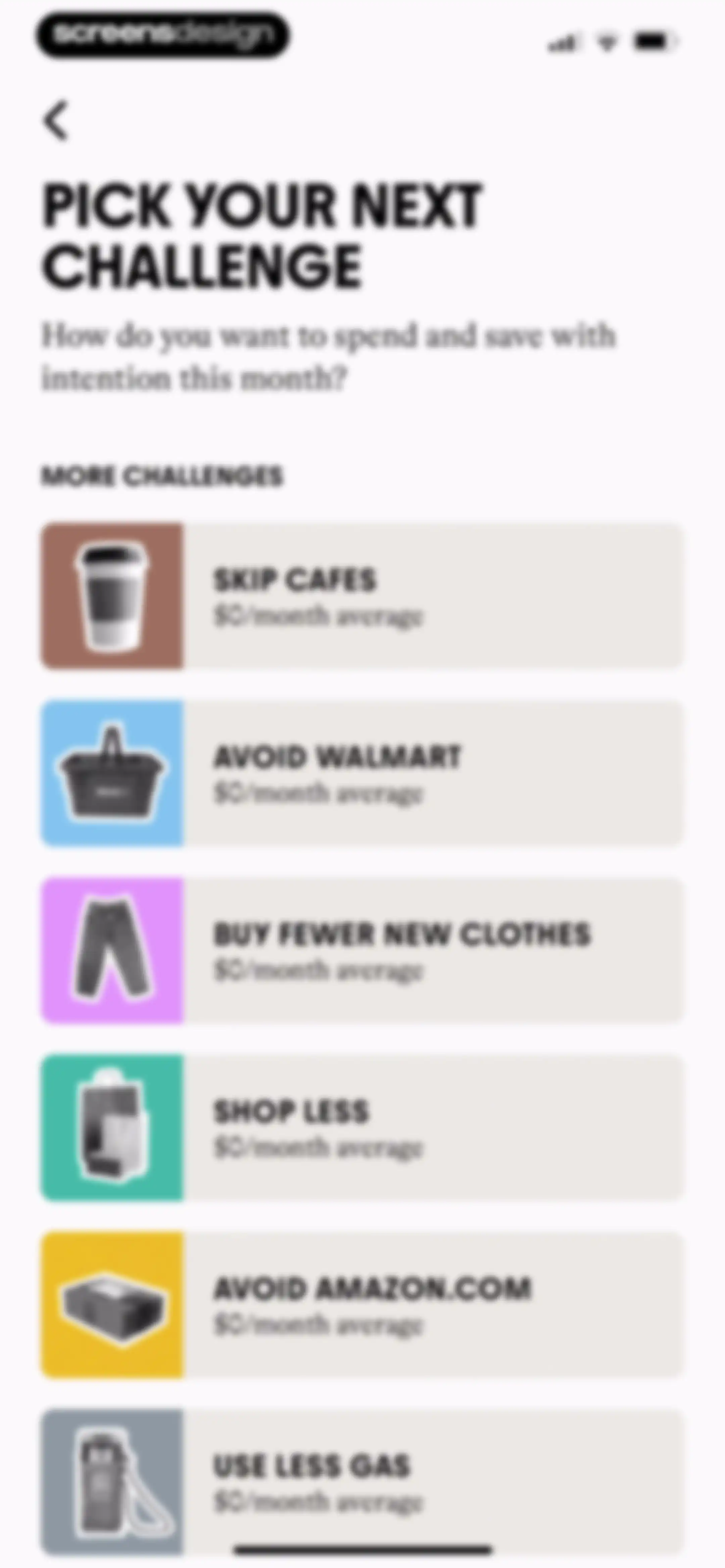 Commons: Make Your Money Count screen 28