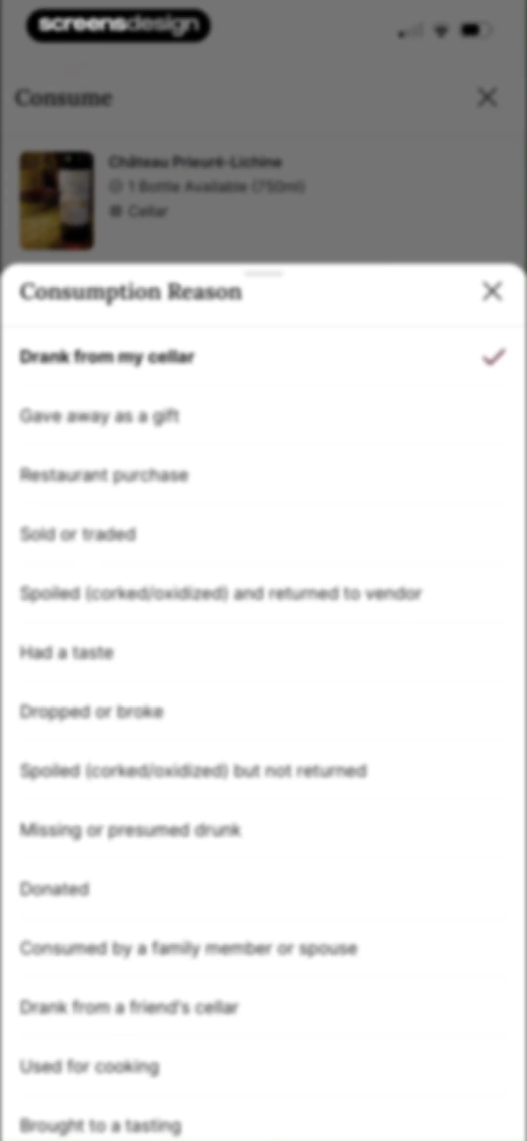 CellarTracker: #1 Wine Tracker screen 111