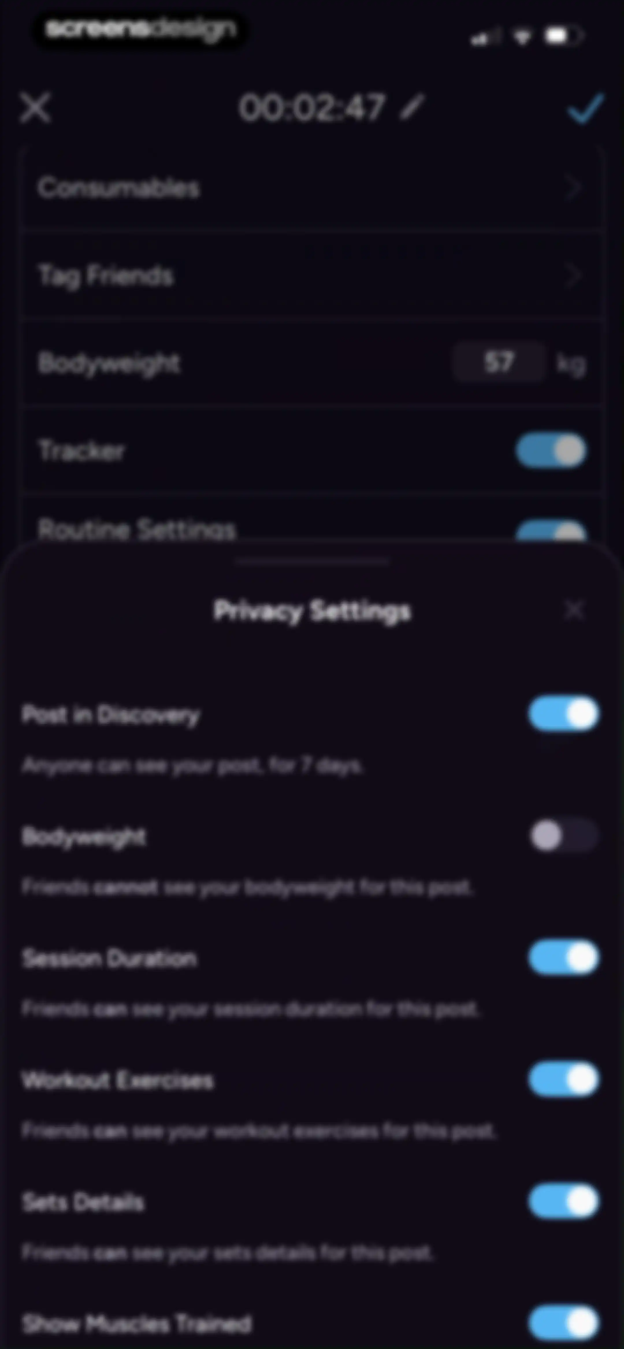 Liftoff - Ranked Gym Workouts screen 136