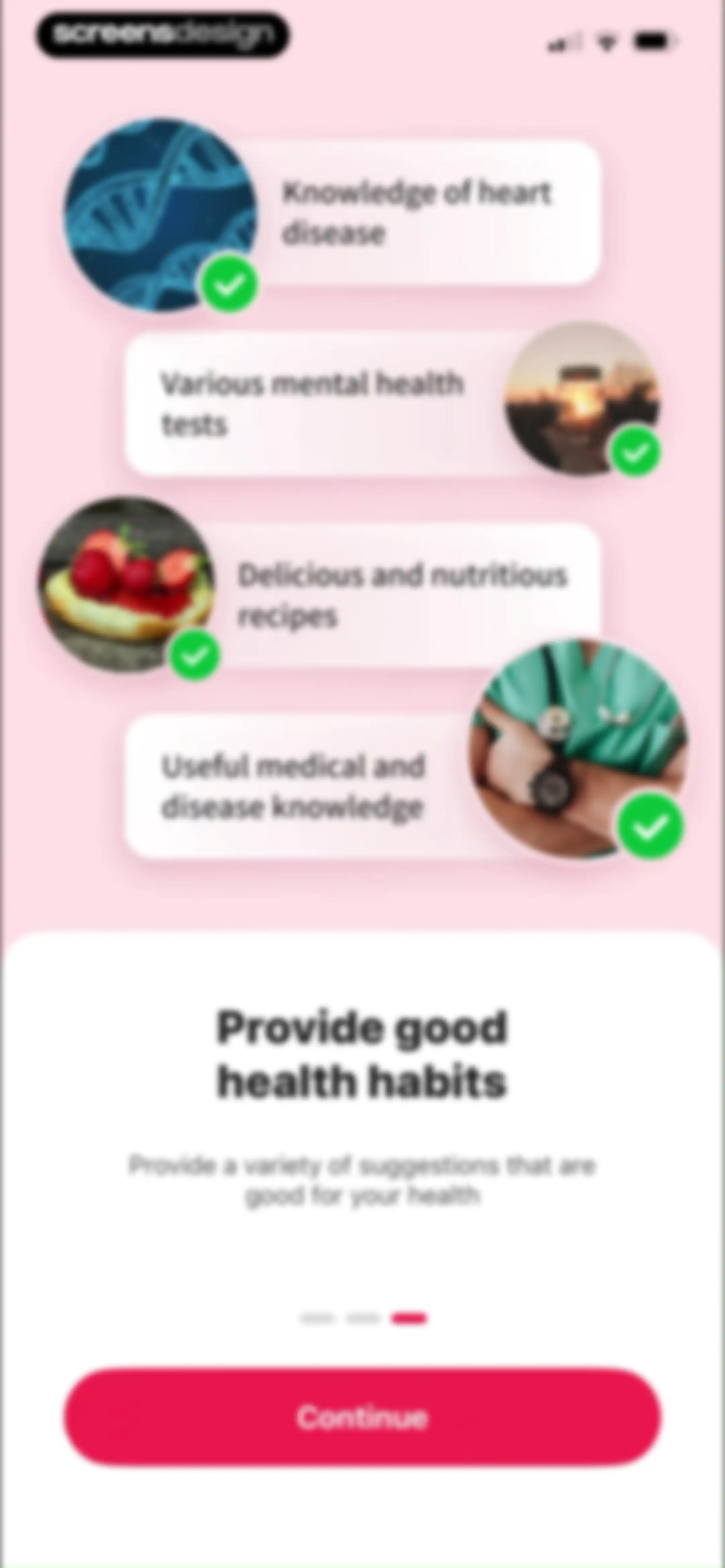 Health Tracker- HeartRate & BP screen 7