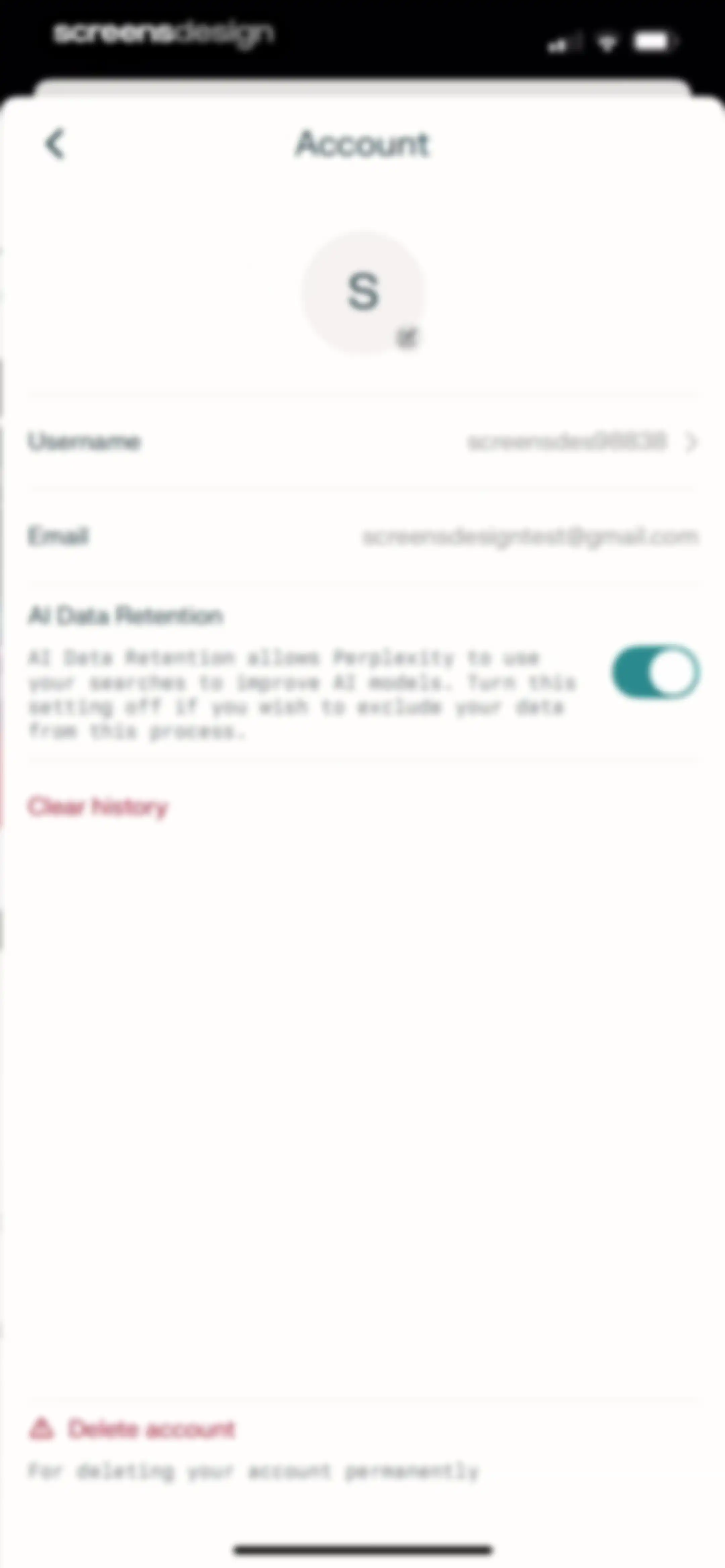 Perplexity - AI Search & Chat screen 99