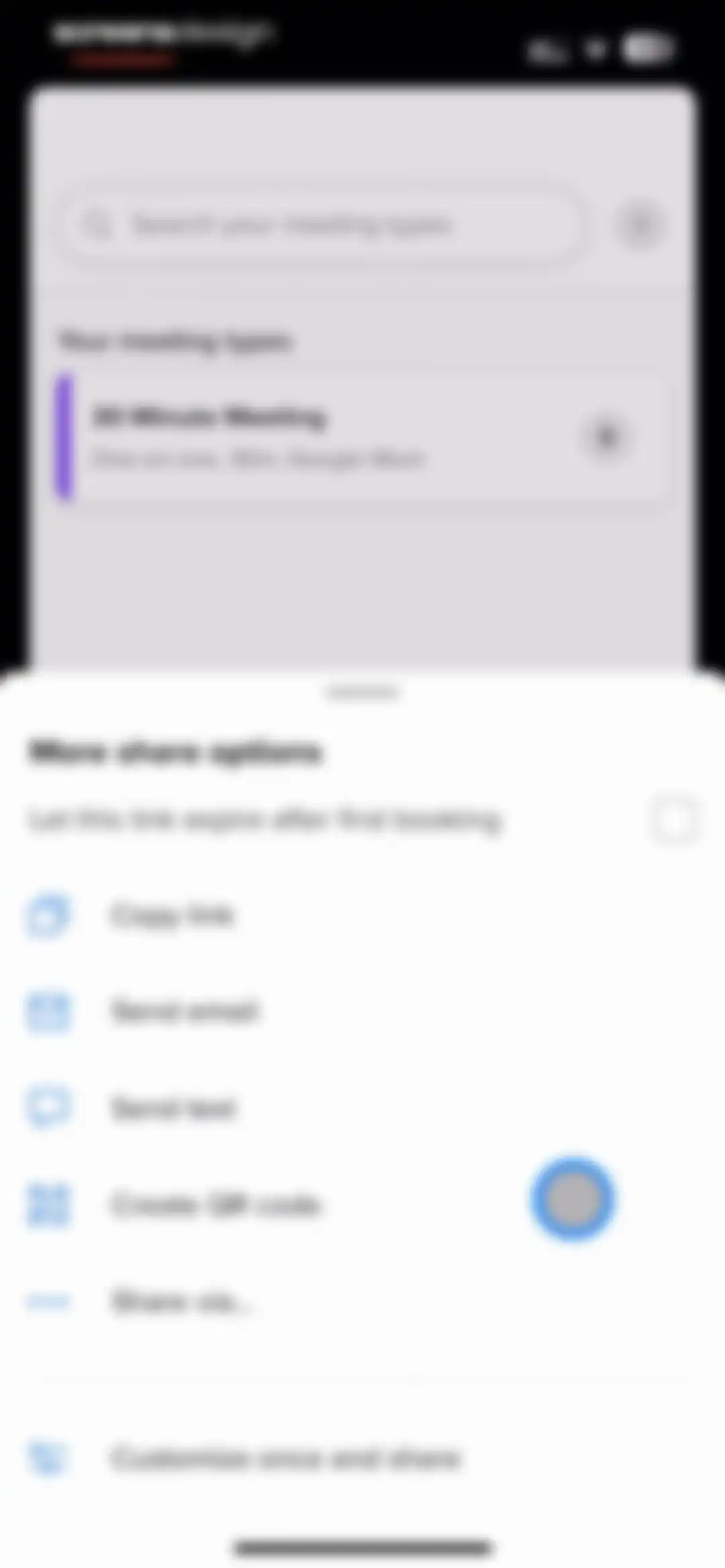 Calendly Mobile screen 43