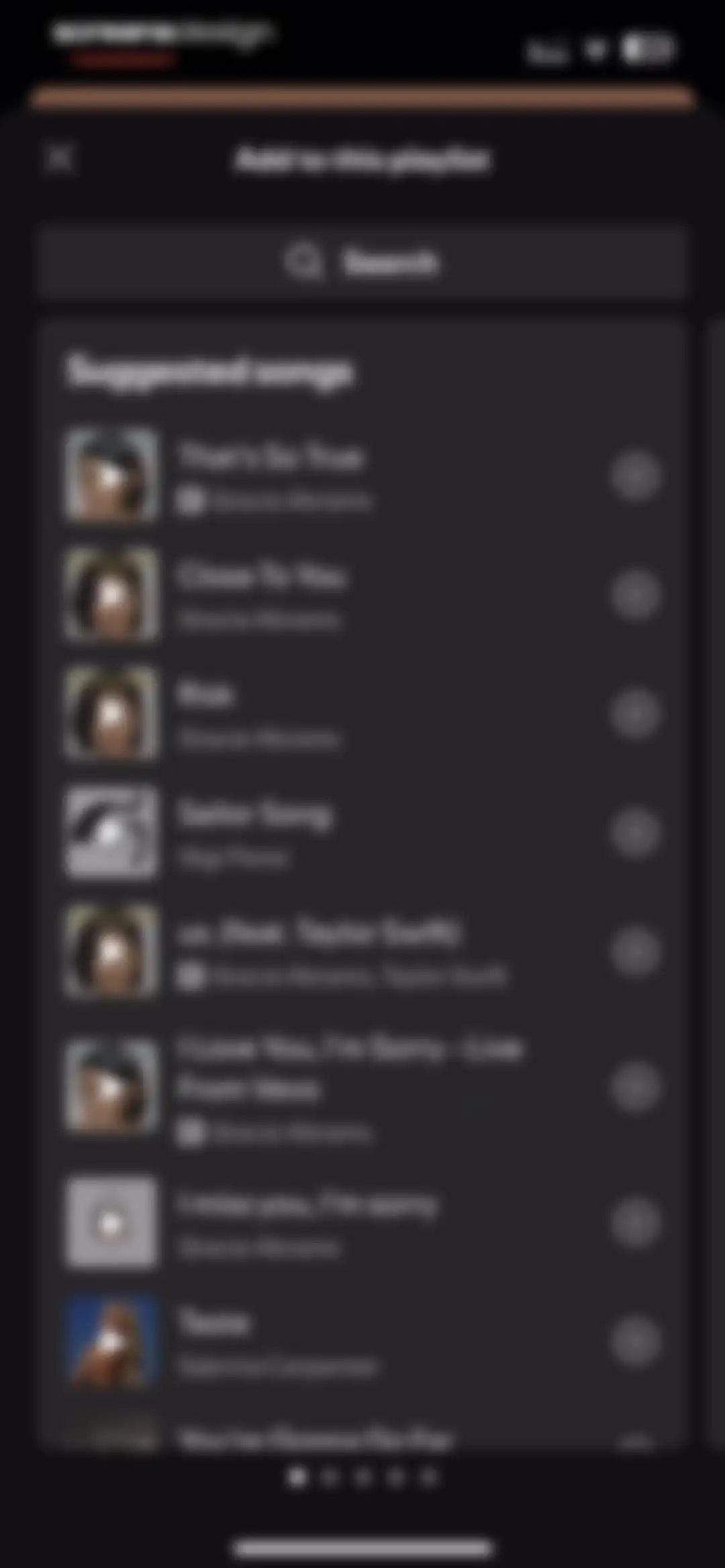 Spotify: Music and Podcasts screen 98