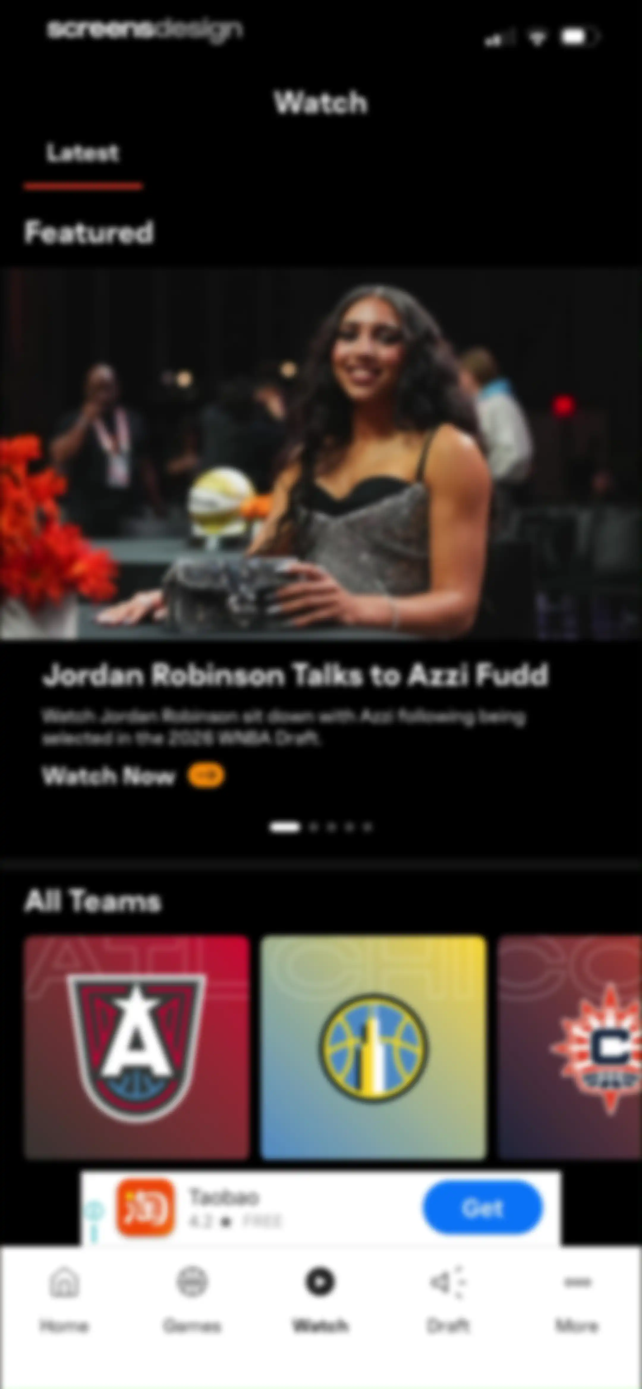 WNBA: Live Games & Scores screen 68