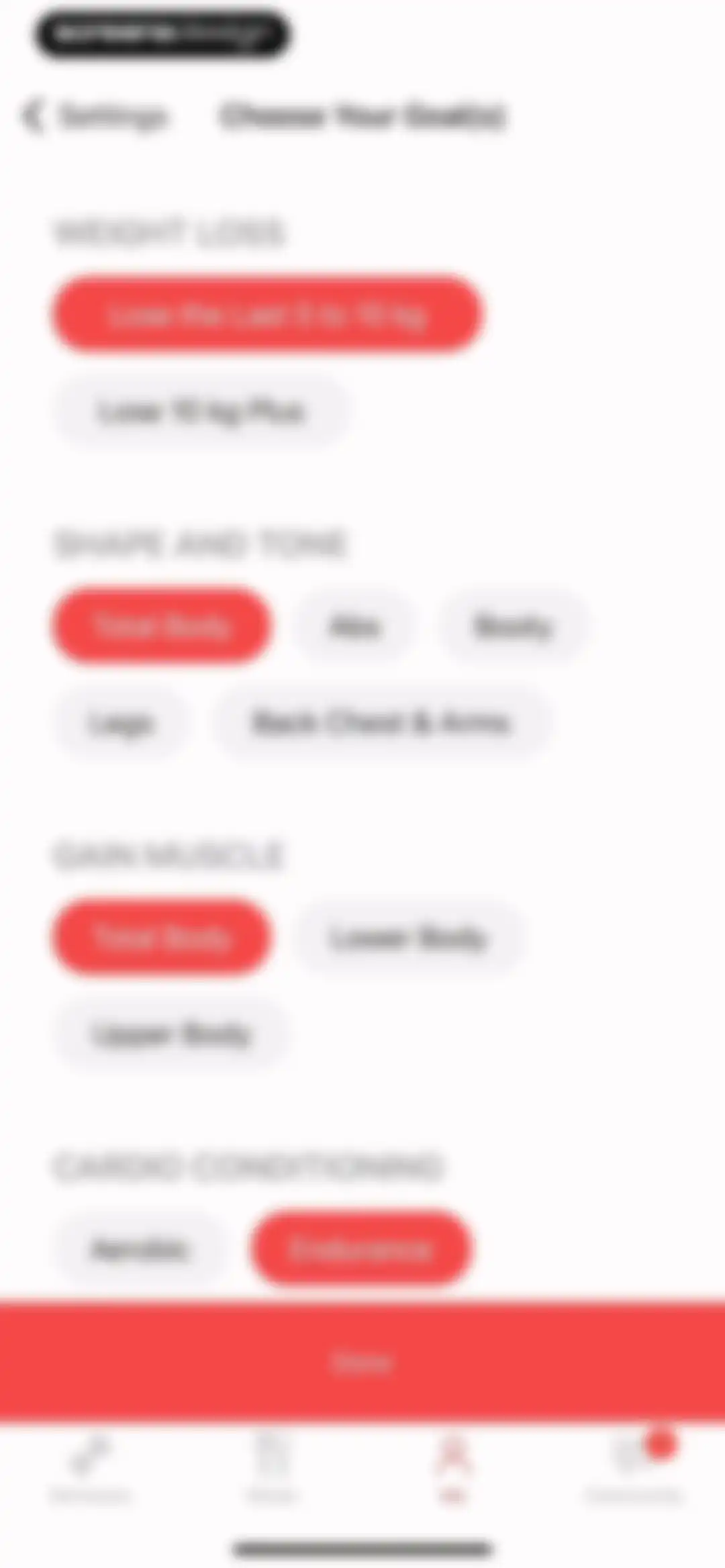 Jillian Michaels | Fitness App screen 105