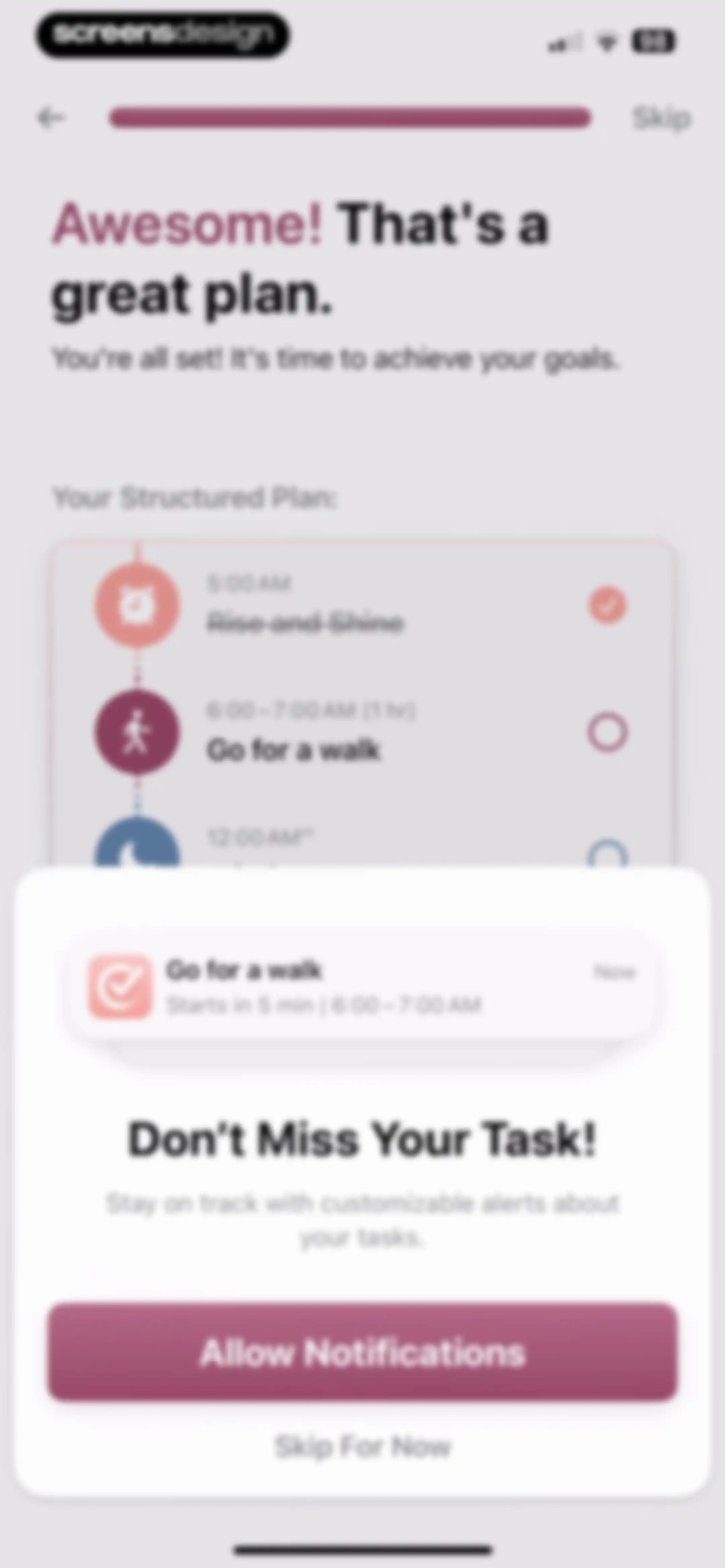 Structured: Daily Planner Todo screen 14