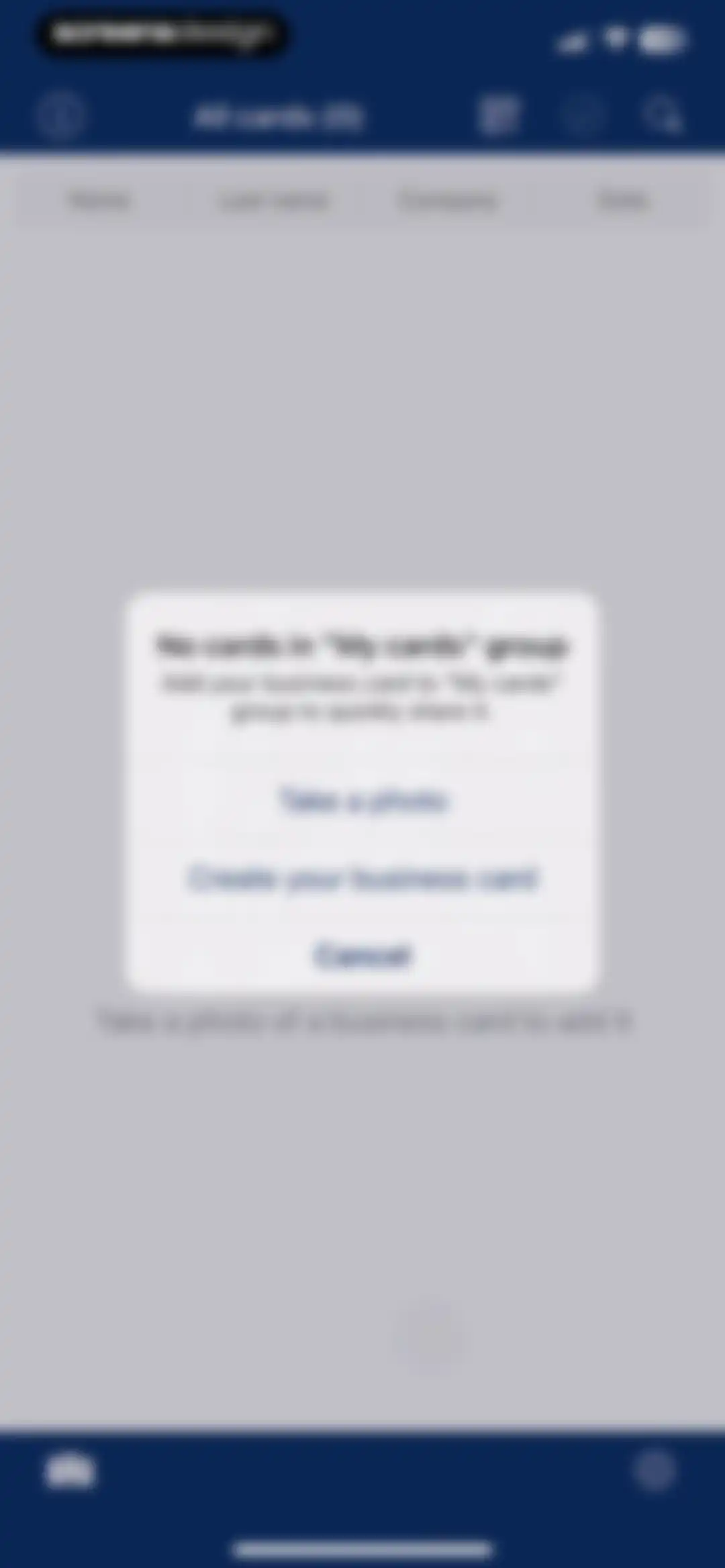 Business Card Reader screen 8