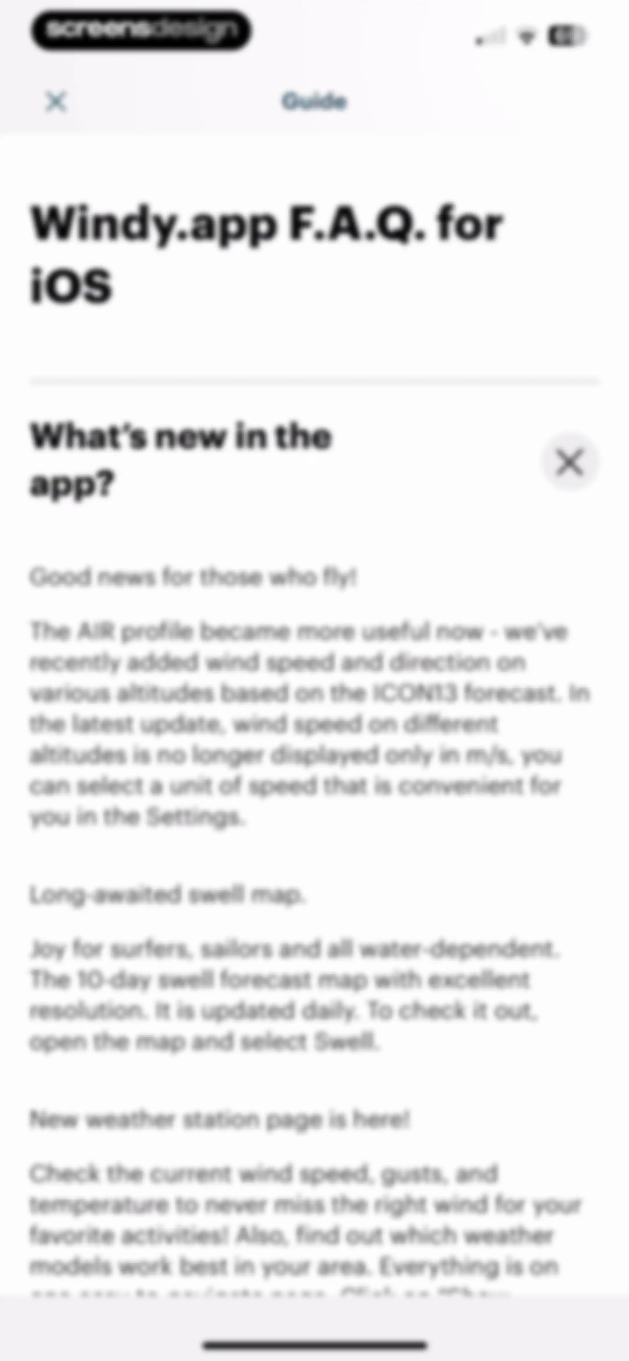 Windy.app — Wind, Tides, Radar screen 119