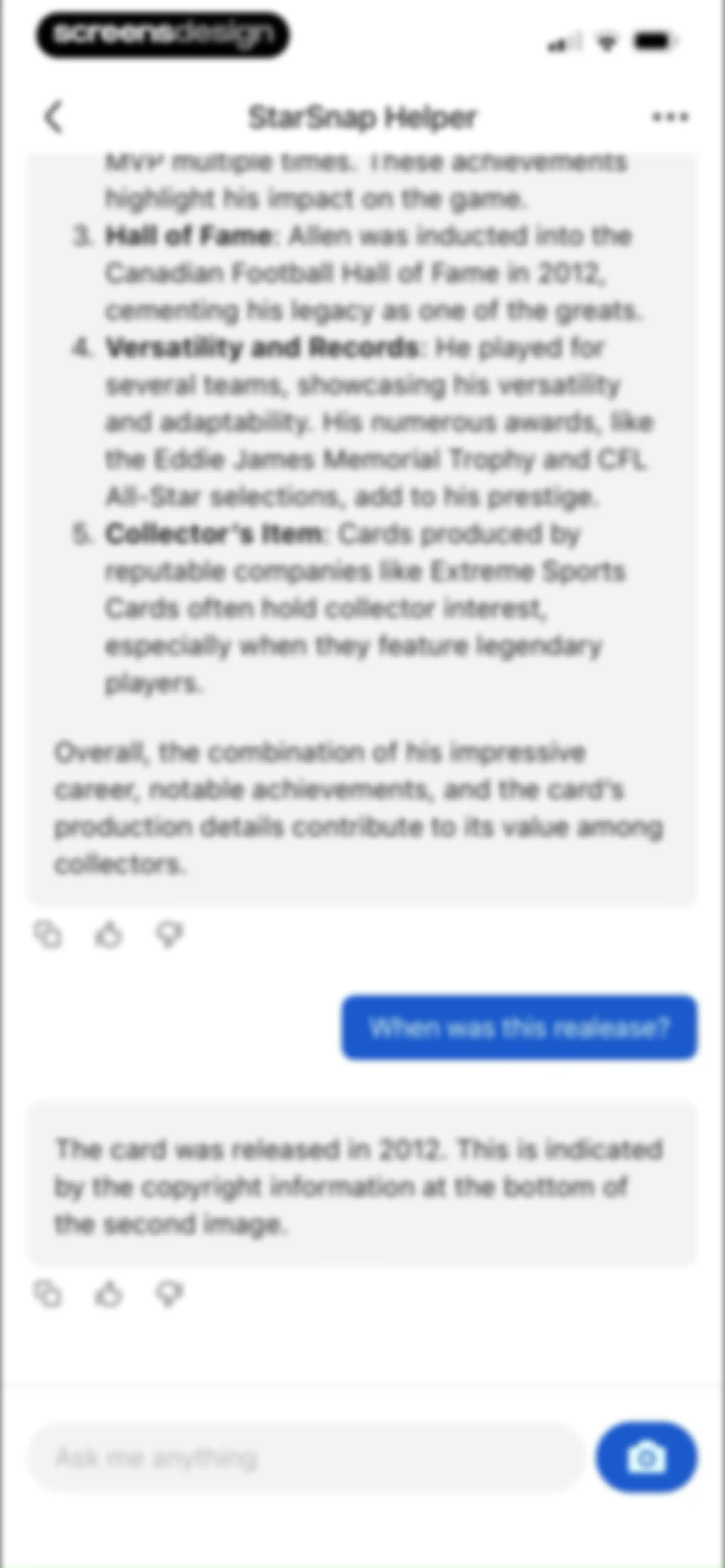 StarSnap: Sports Card Scanner screen 35