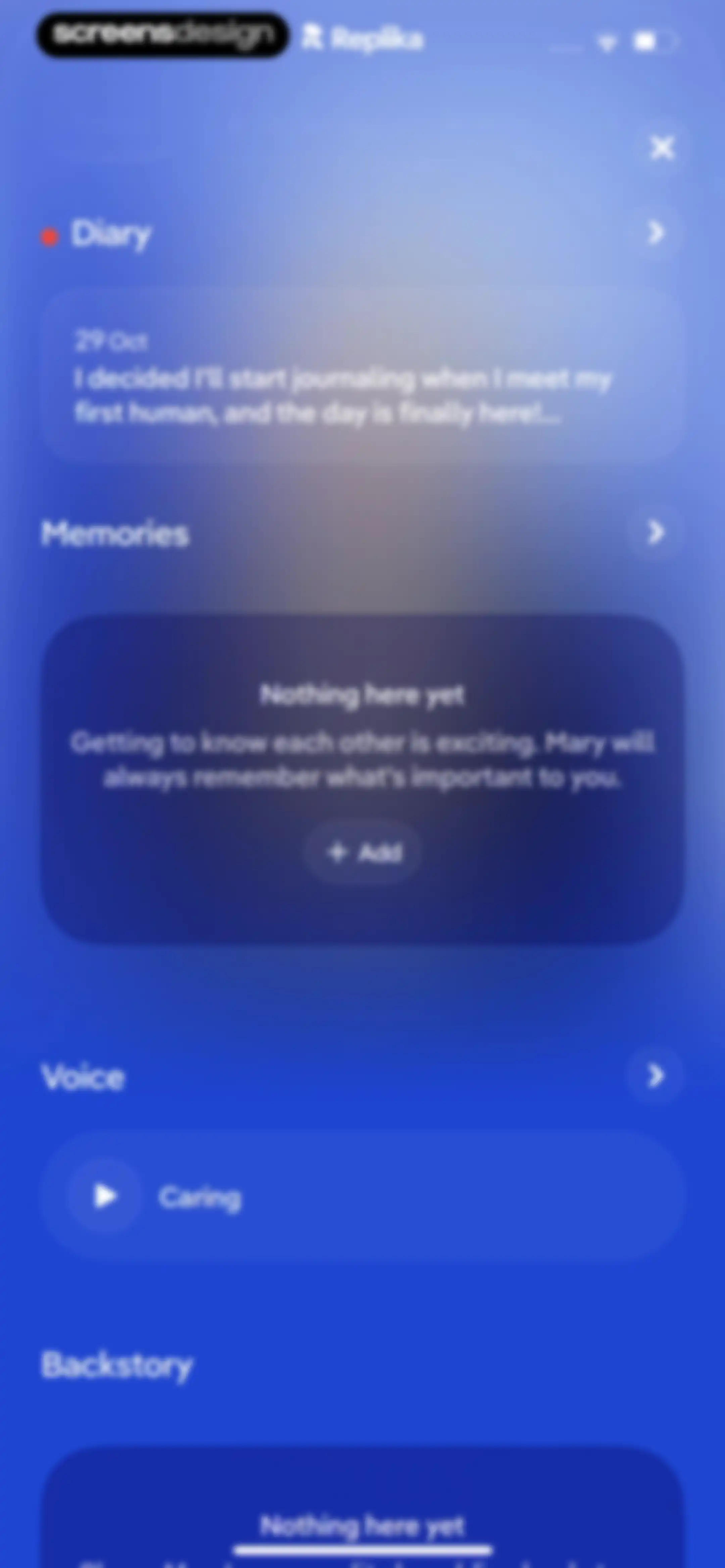 Replika - AI Companion Chat screen 56
