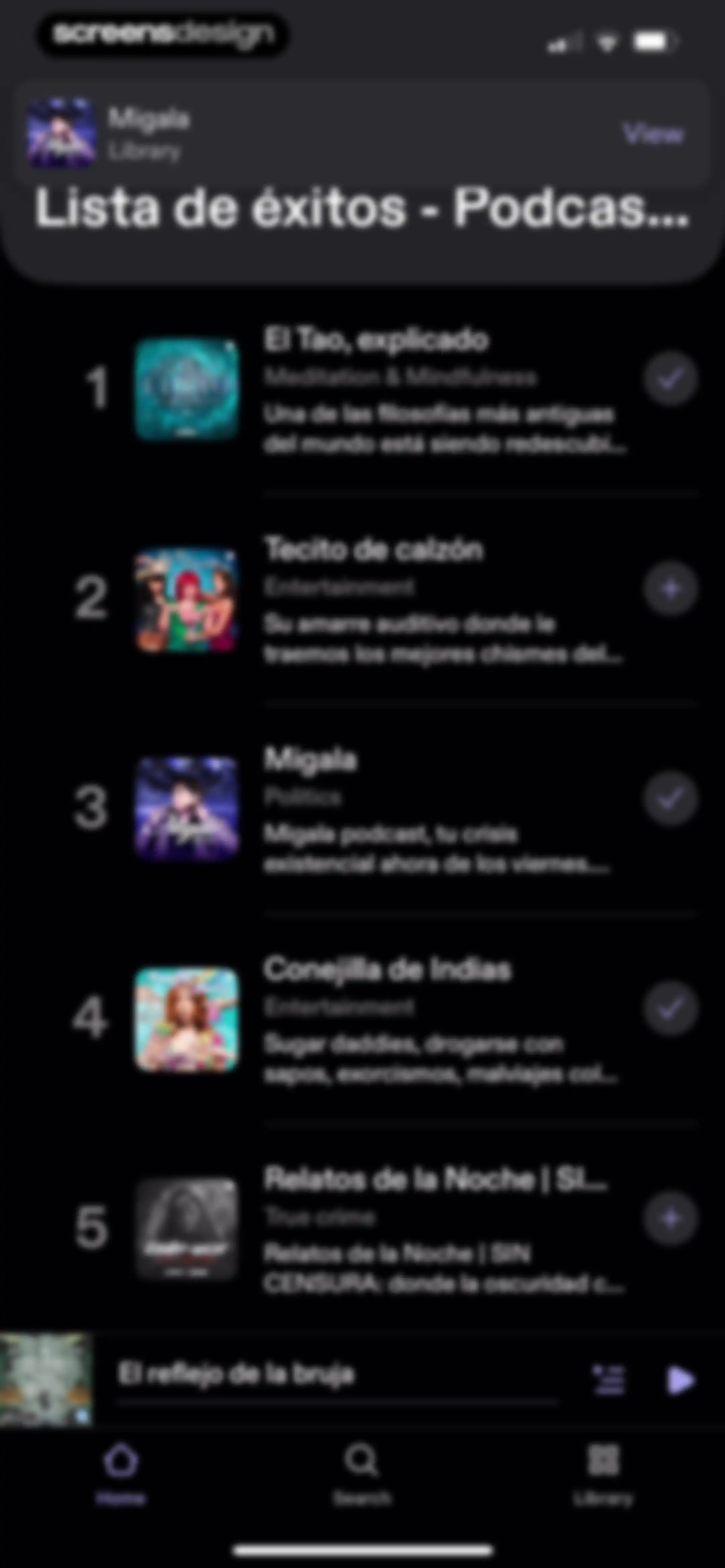 Podimo: Podcasts & audiobooks screen 44