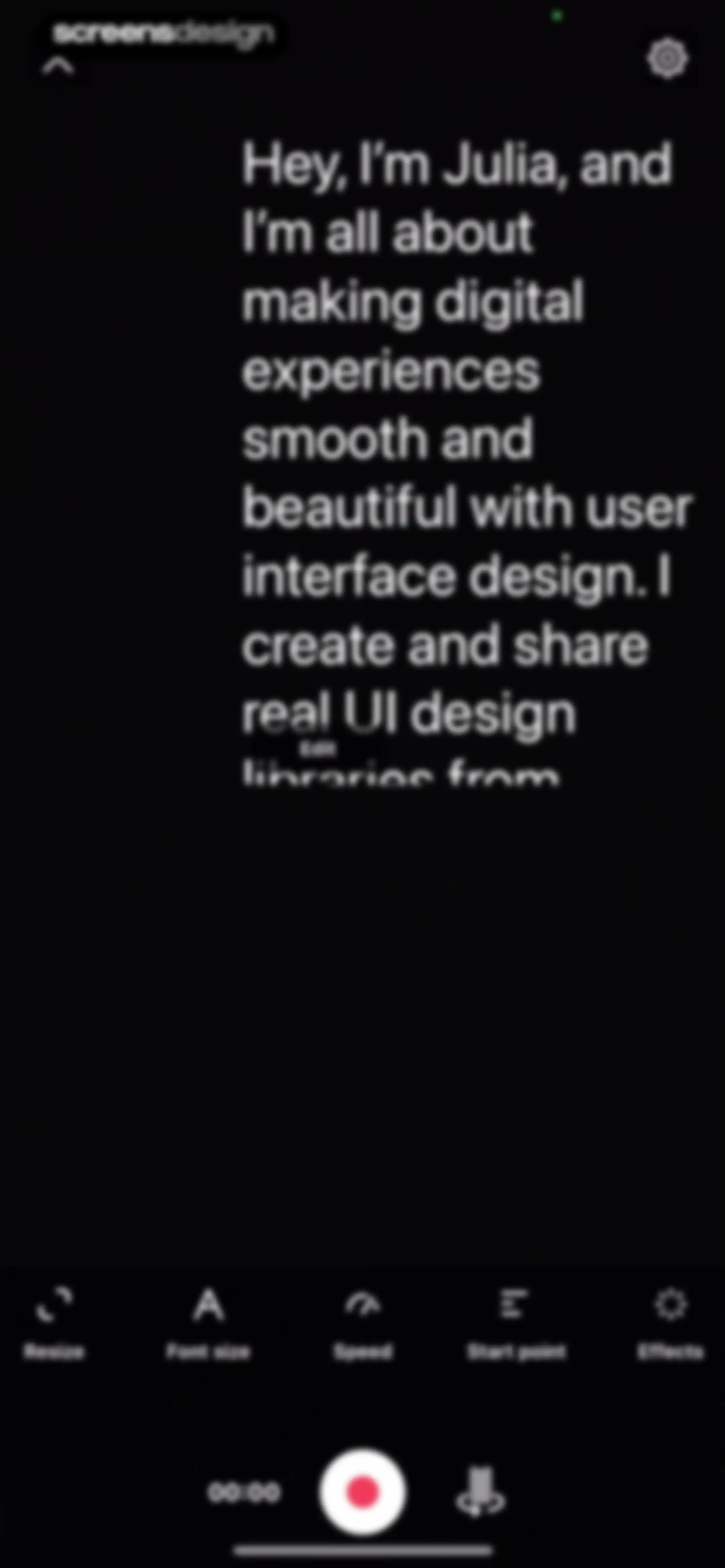 BIGVU Teleprompter Captions AI screen 64
