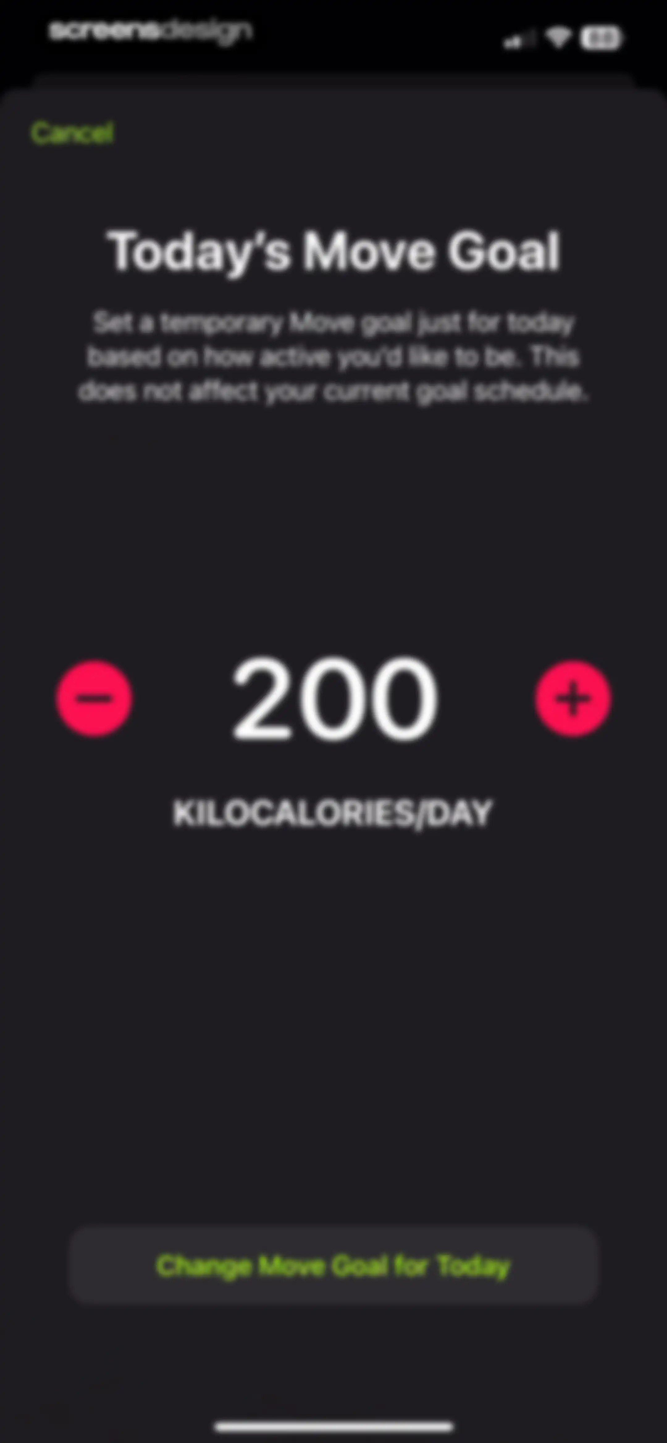 Apple Fitness screen 21