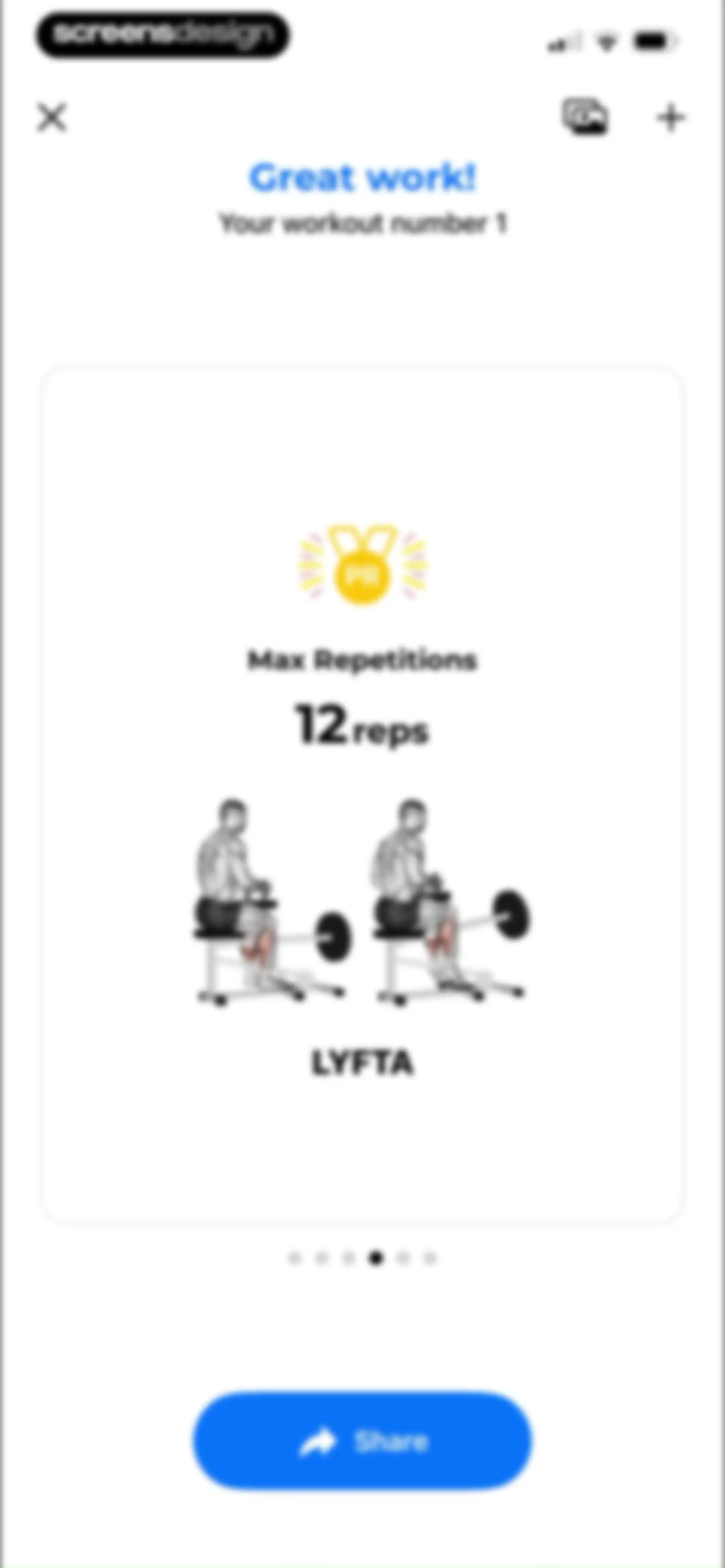 Lyfta: Gym Workout Tracker Log screen 99