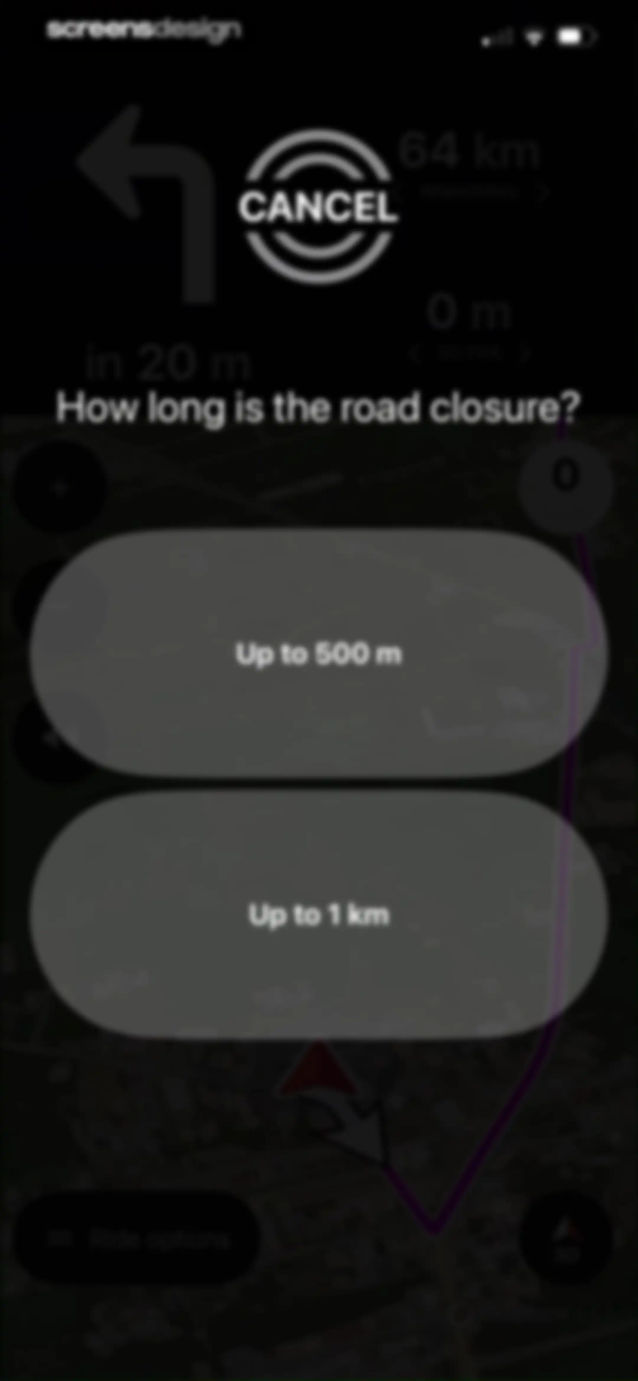 calimoto Motorcycle Navigation screen 58