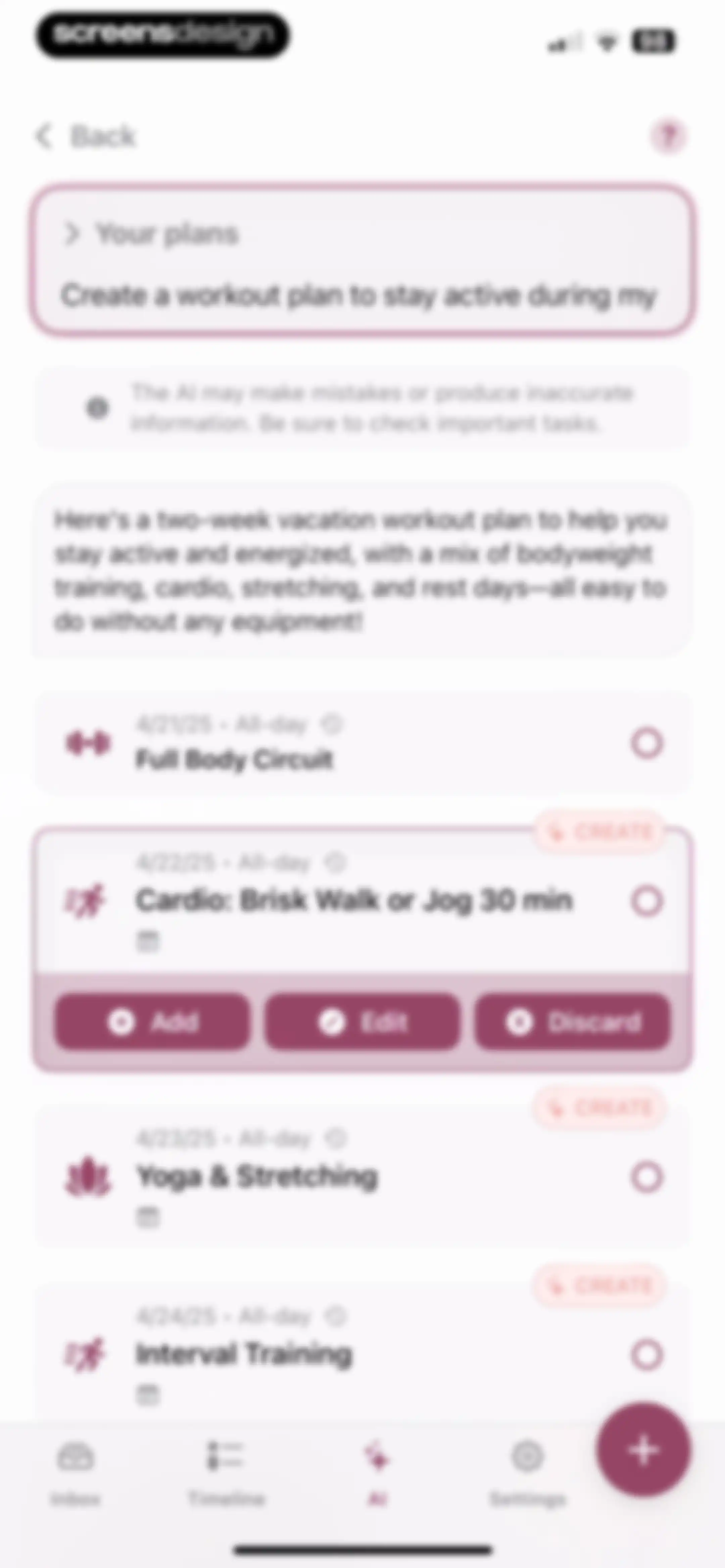 Structured: Daily Planner Todo screen 61