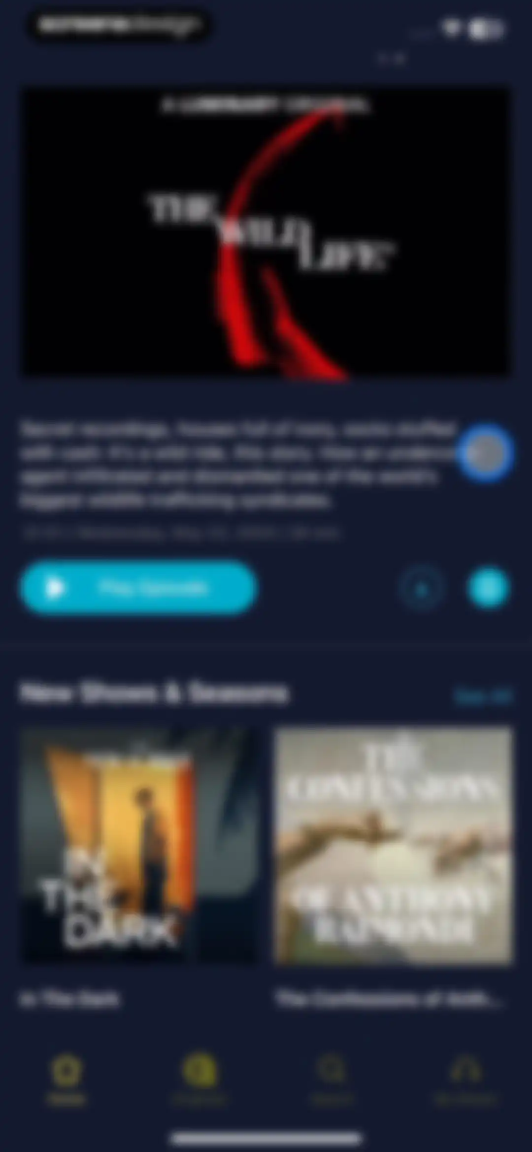 Luminary Podcasts & Originals screen 33