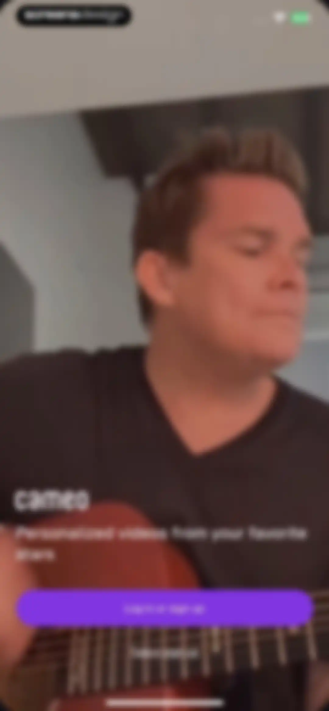 Cameo - Personal celeb videos screen 2