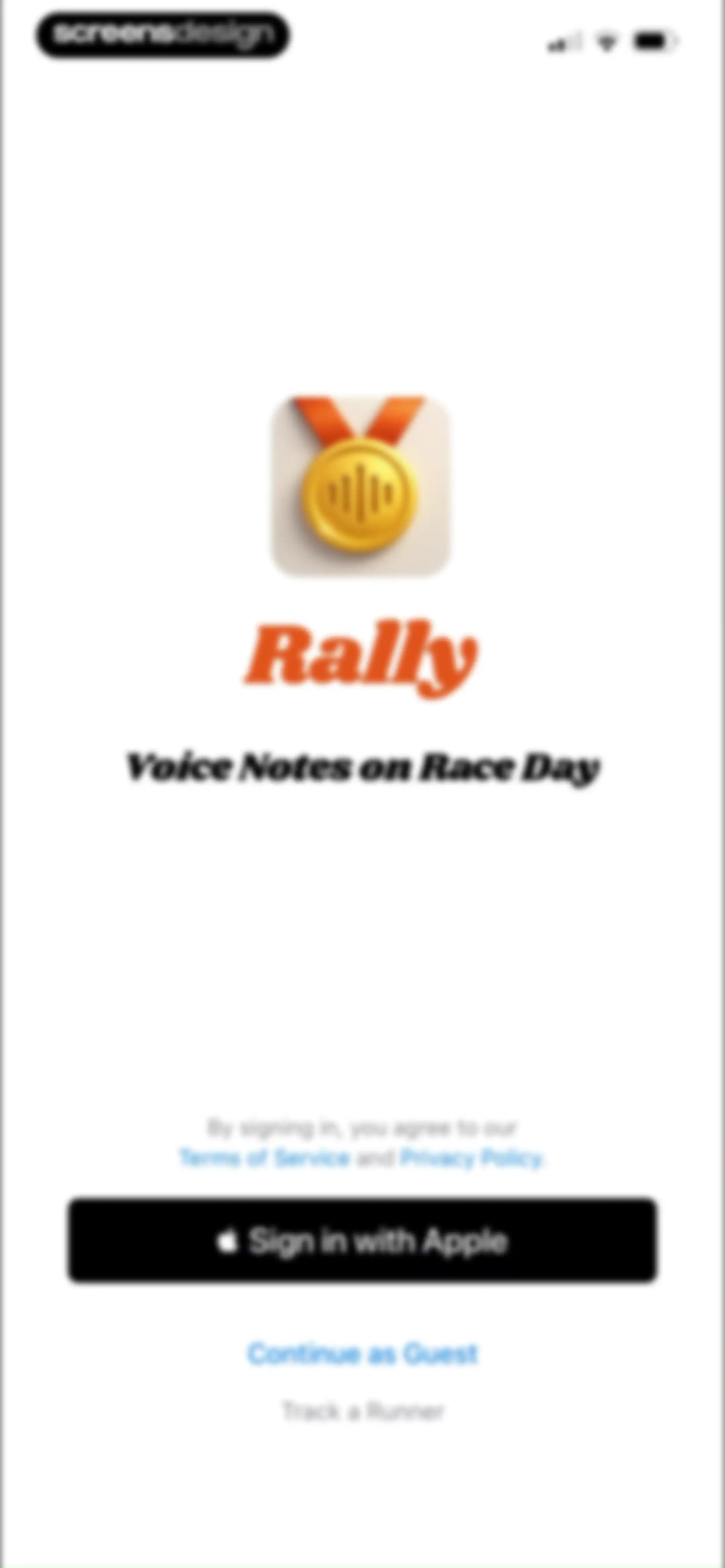 Rally: Voice Notes on Race Day screen 7