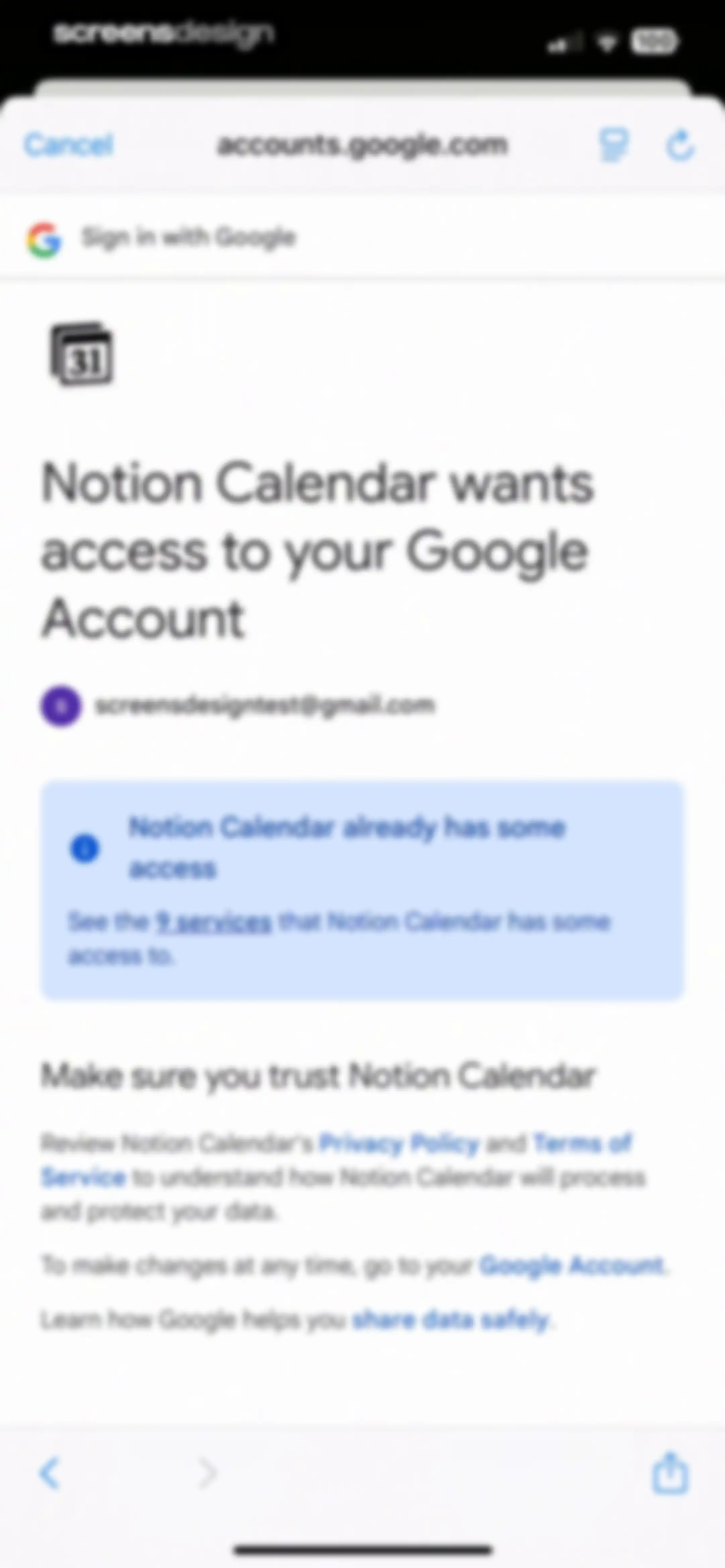 Notion Calendar screen 17