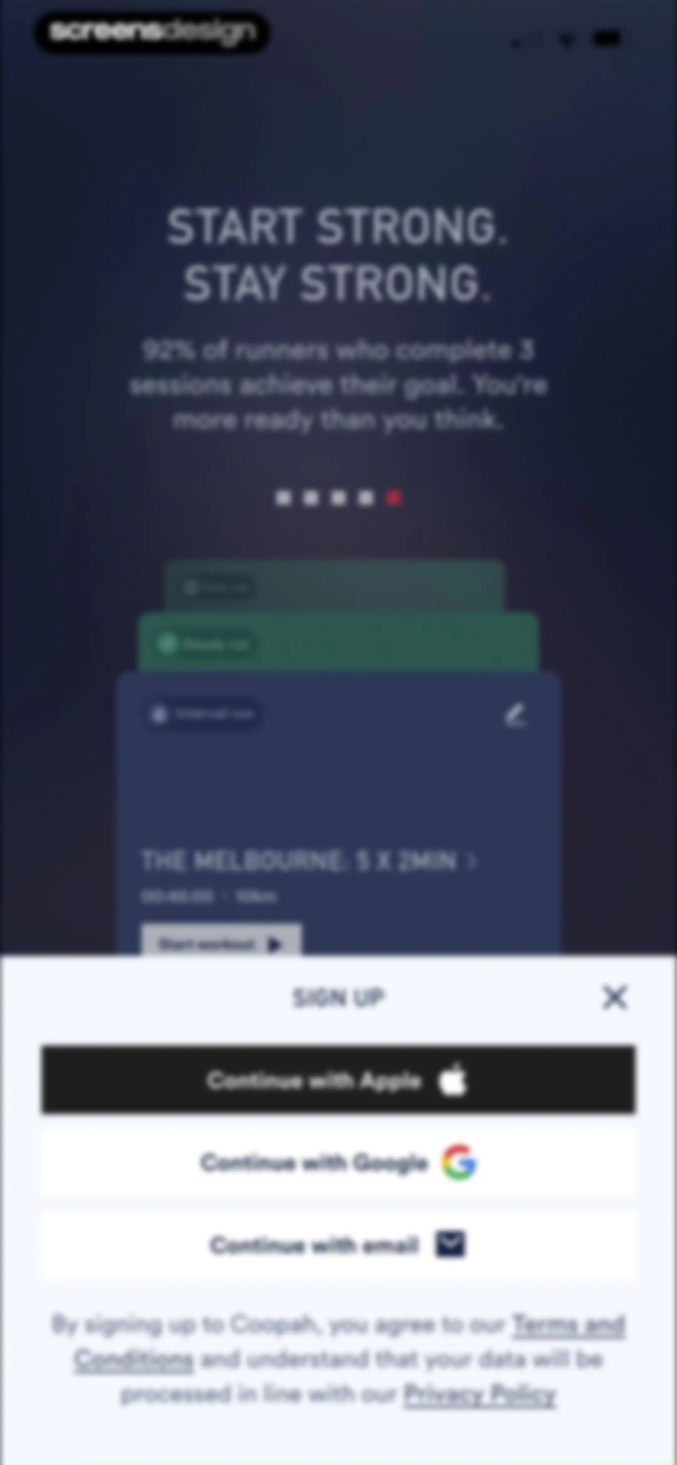 Coopah: The Run Coaching App screen 10