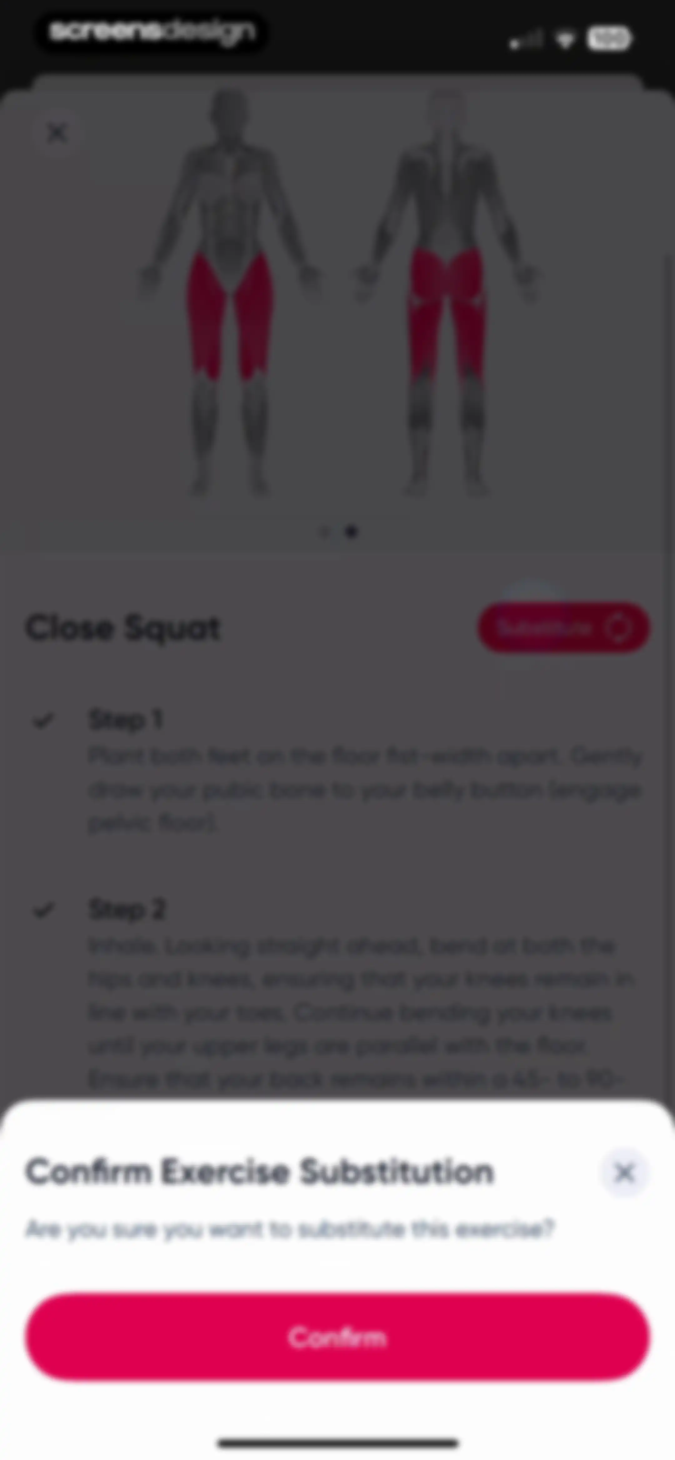 Sweat: Fitness App For Women screen 71