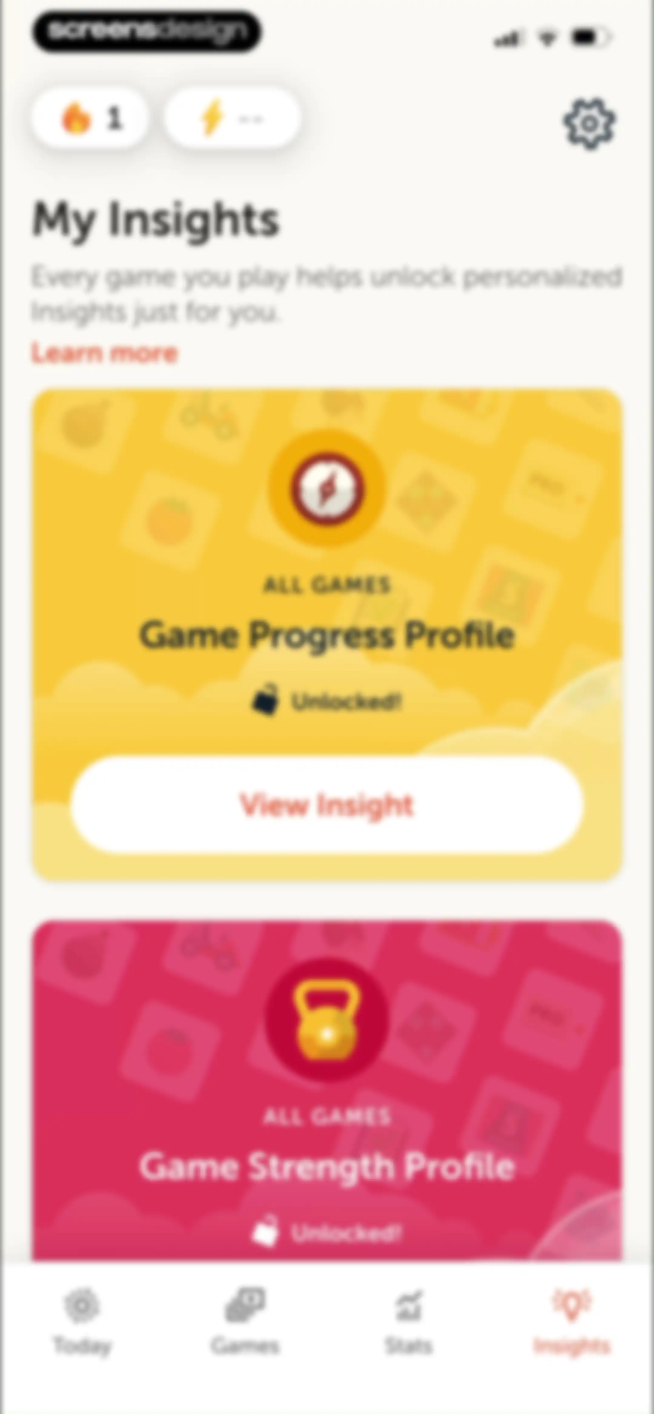 Lumosity: Brain Training Games screen 104