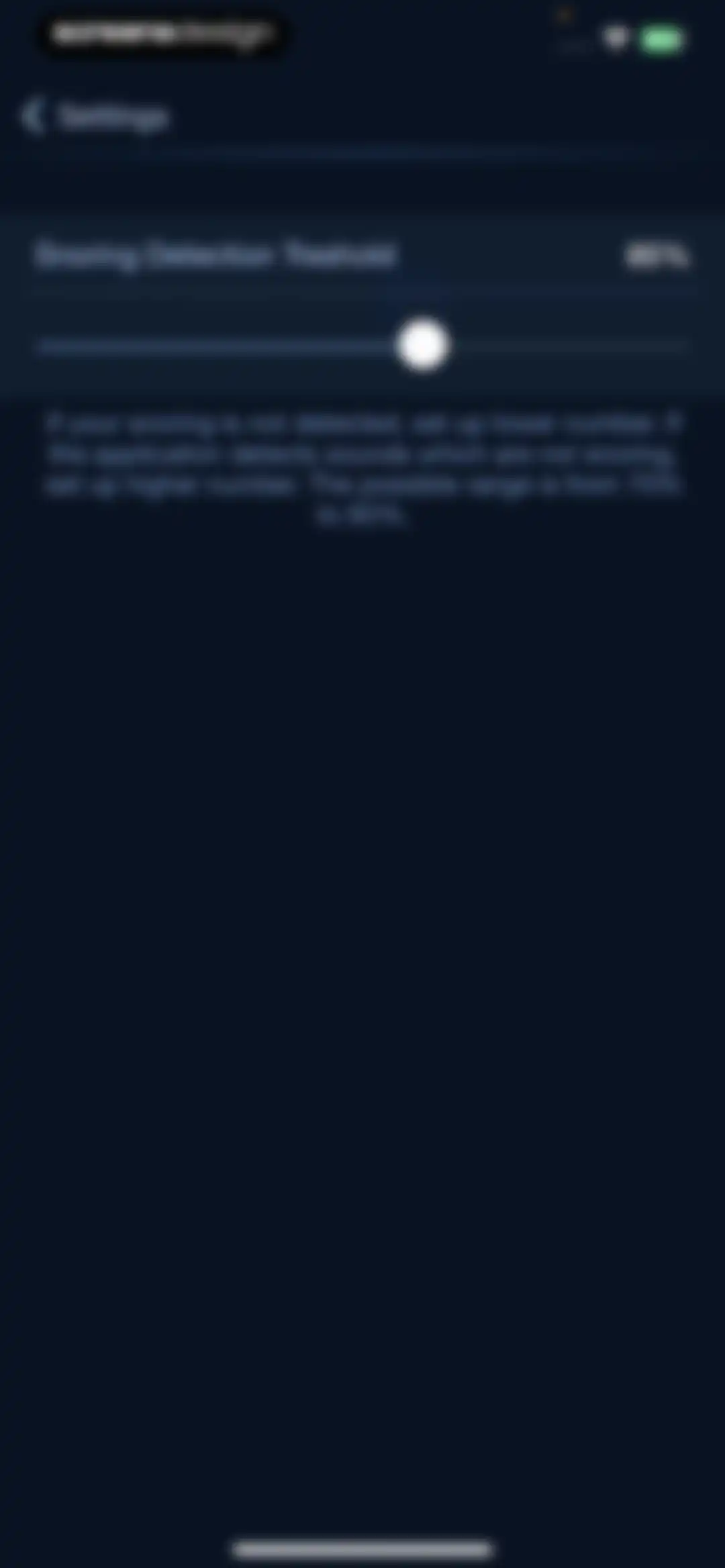 Noxogy Sleep Tracker screen 49