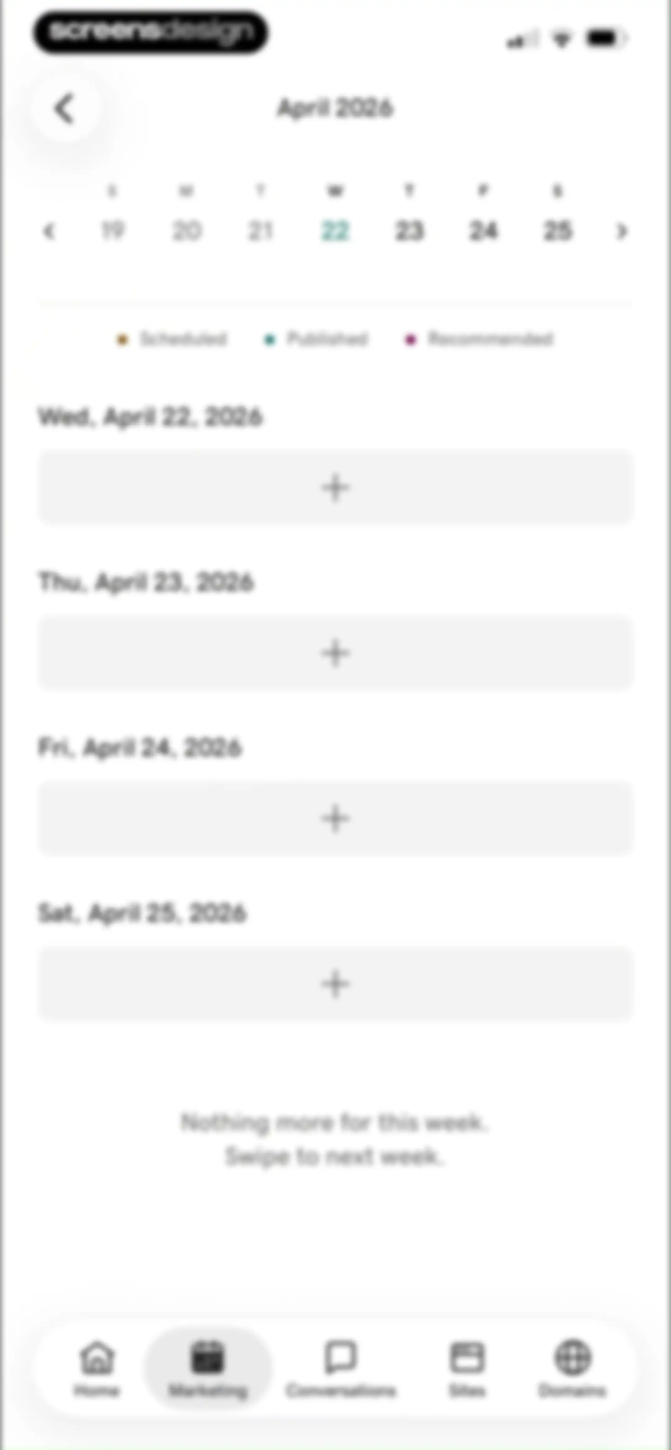 GoDaddy: Websites & Marketing screen 113