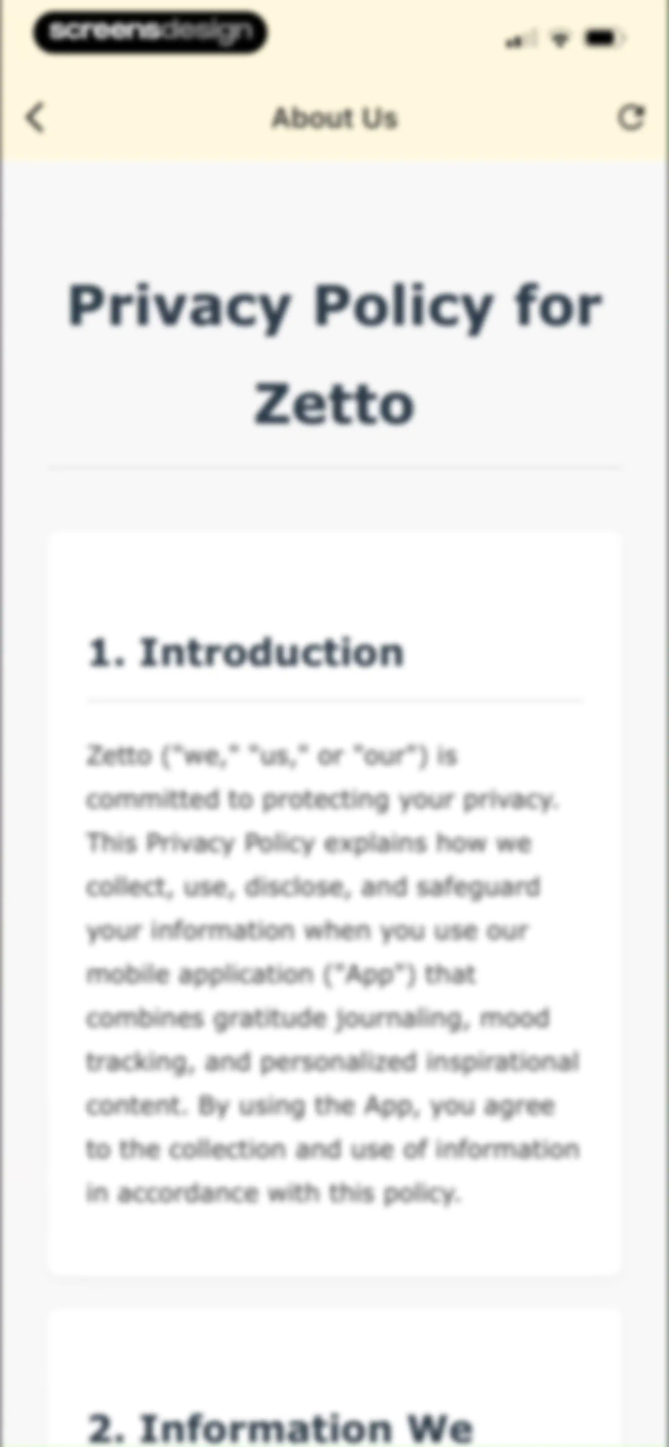 Zetto screen 32