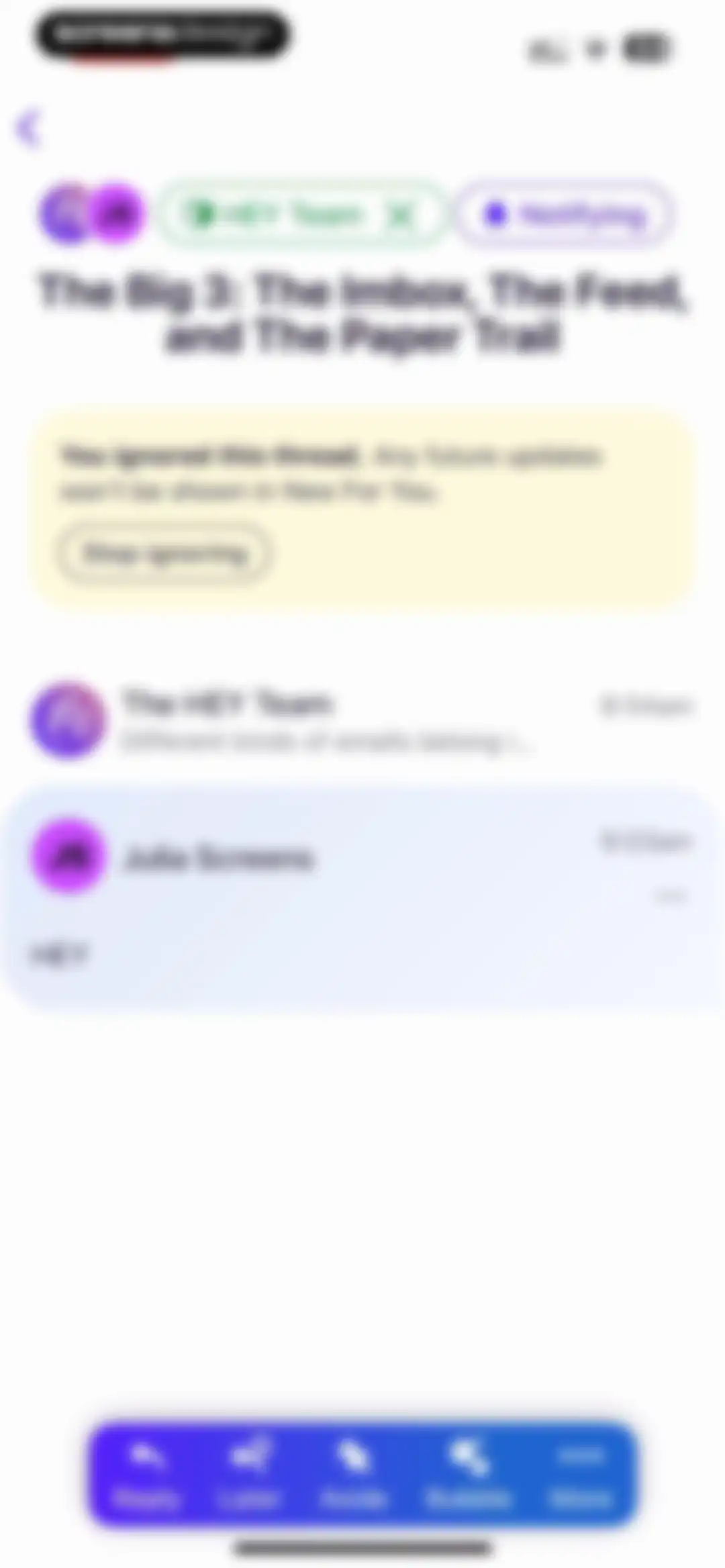 HEY Email screen 75