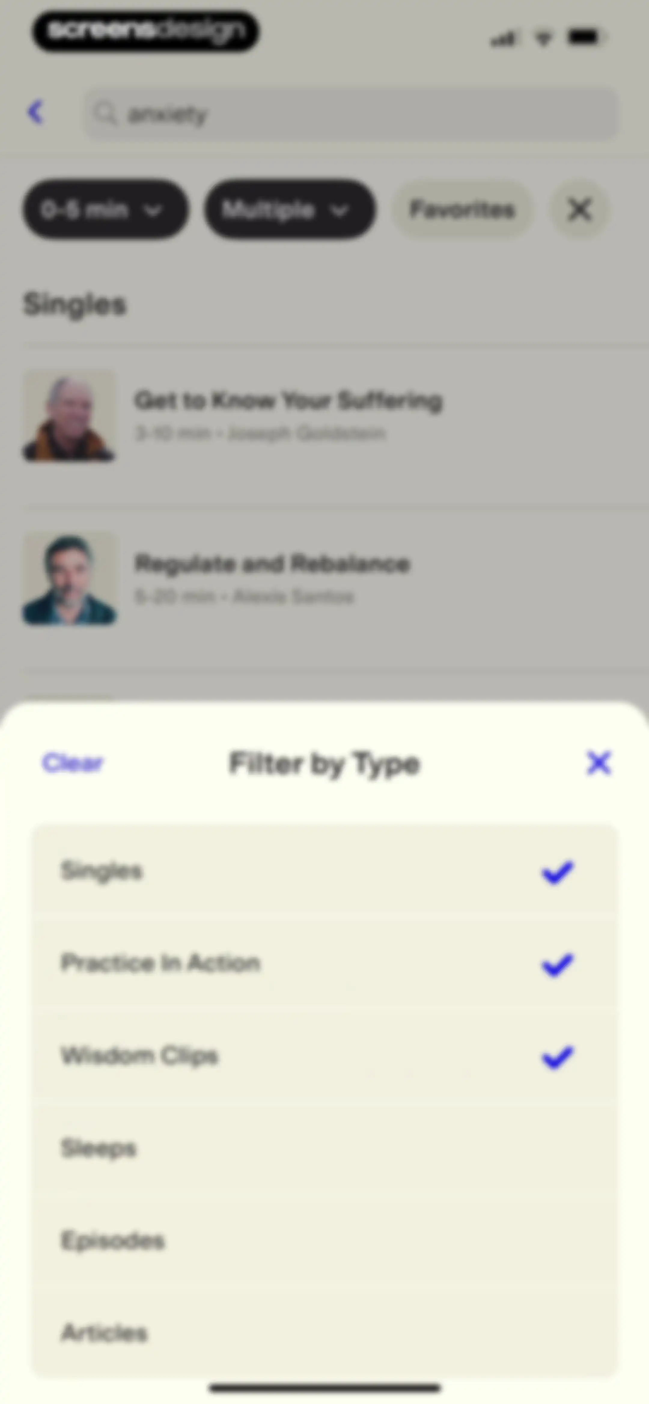 Happier Meditation screen 105