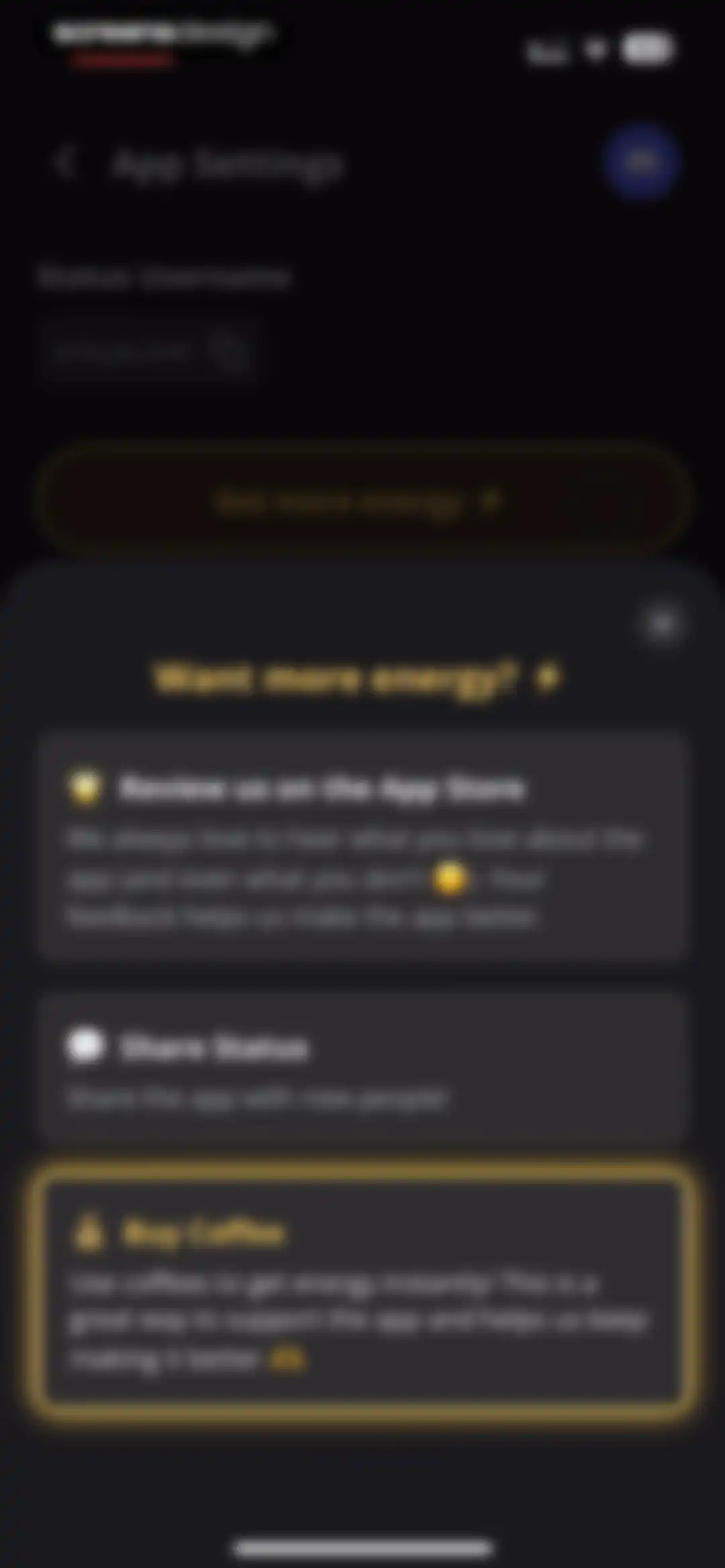 status - sims but social media screen 97