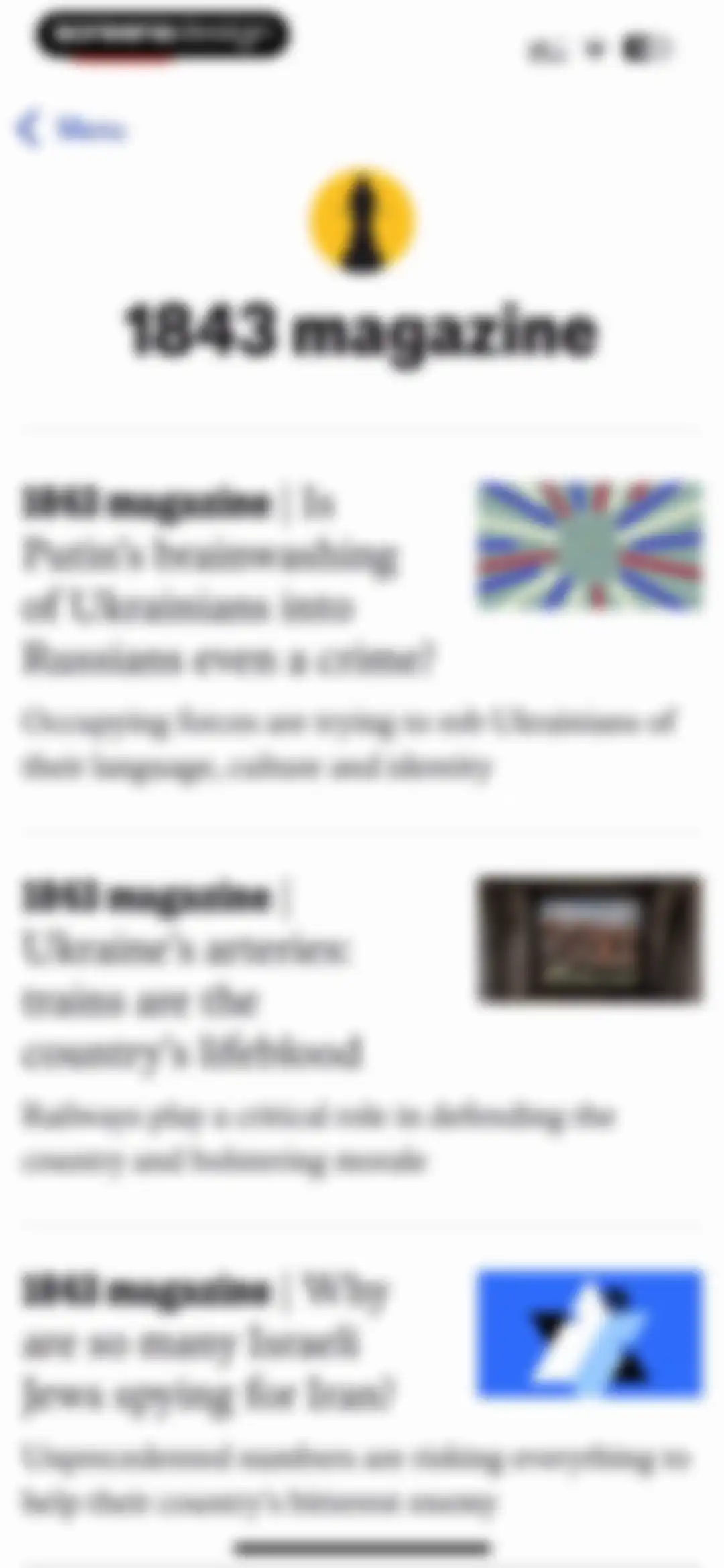 The Economist: News & Analysis screen 49