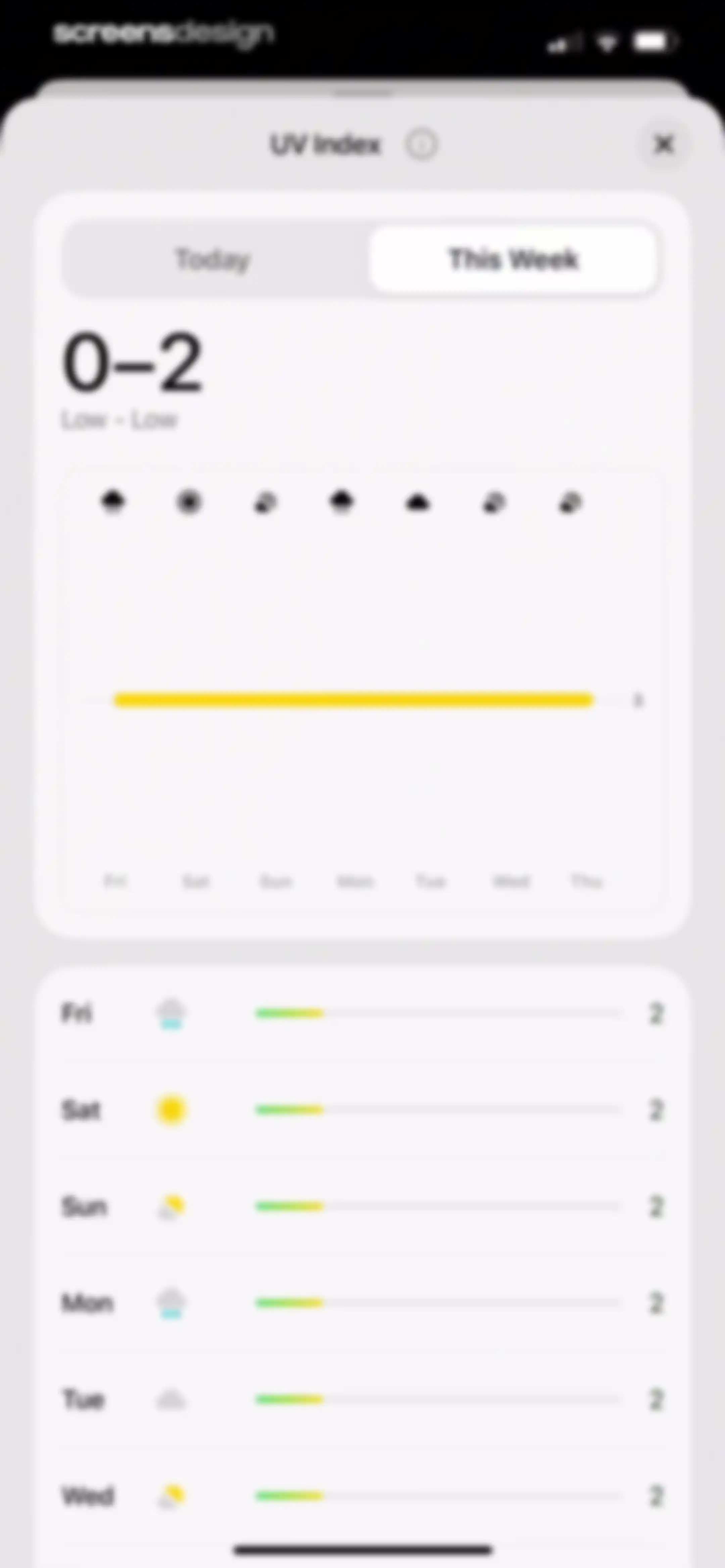Element: Weather Radar screen 56