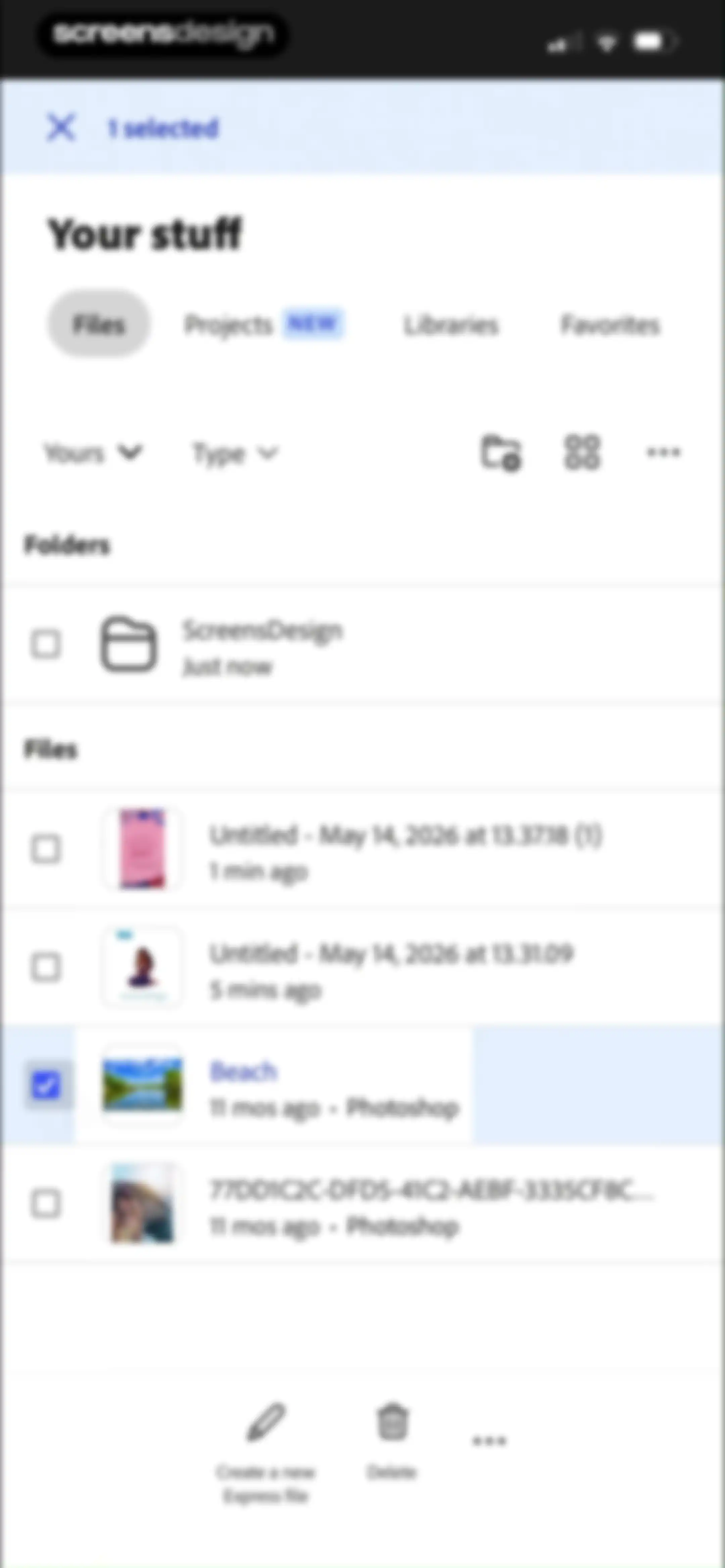 Adobe Express: Create Anything screen 118