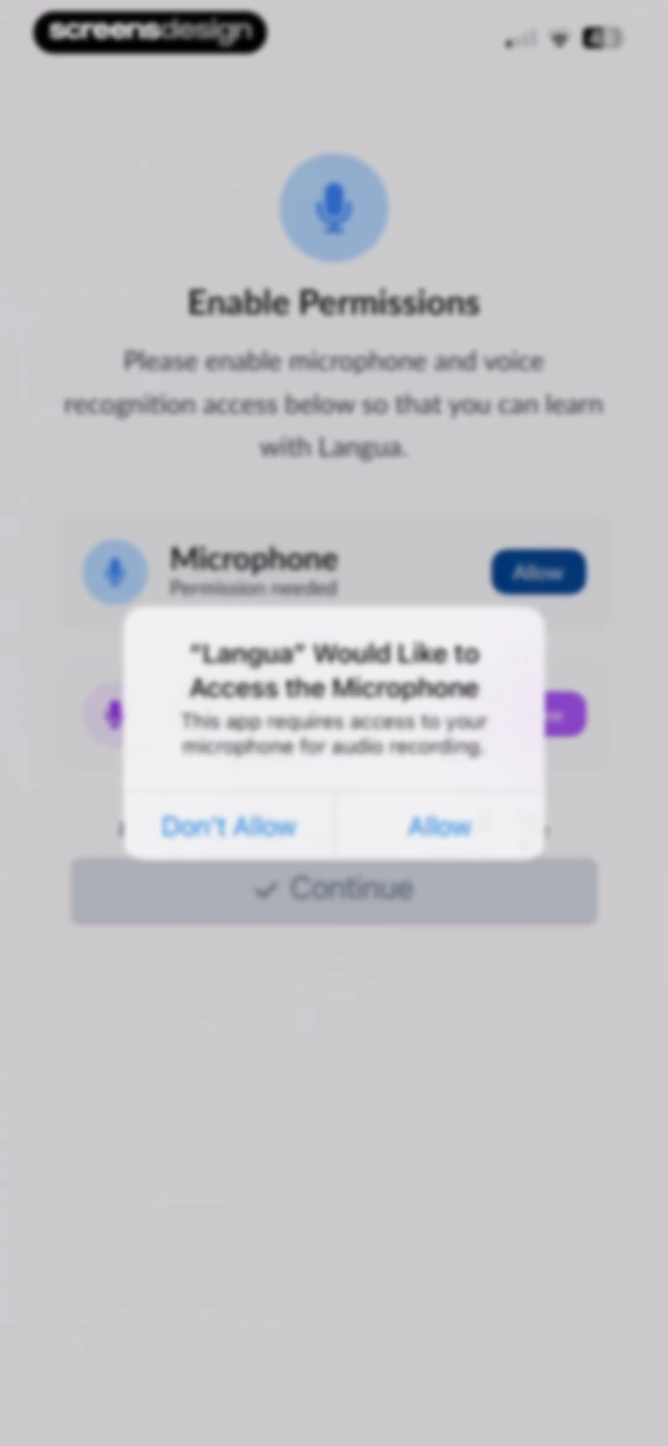 Langua: AI language learning screen 13