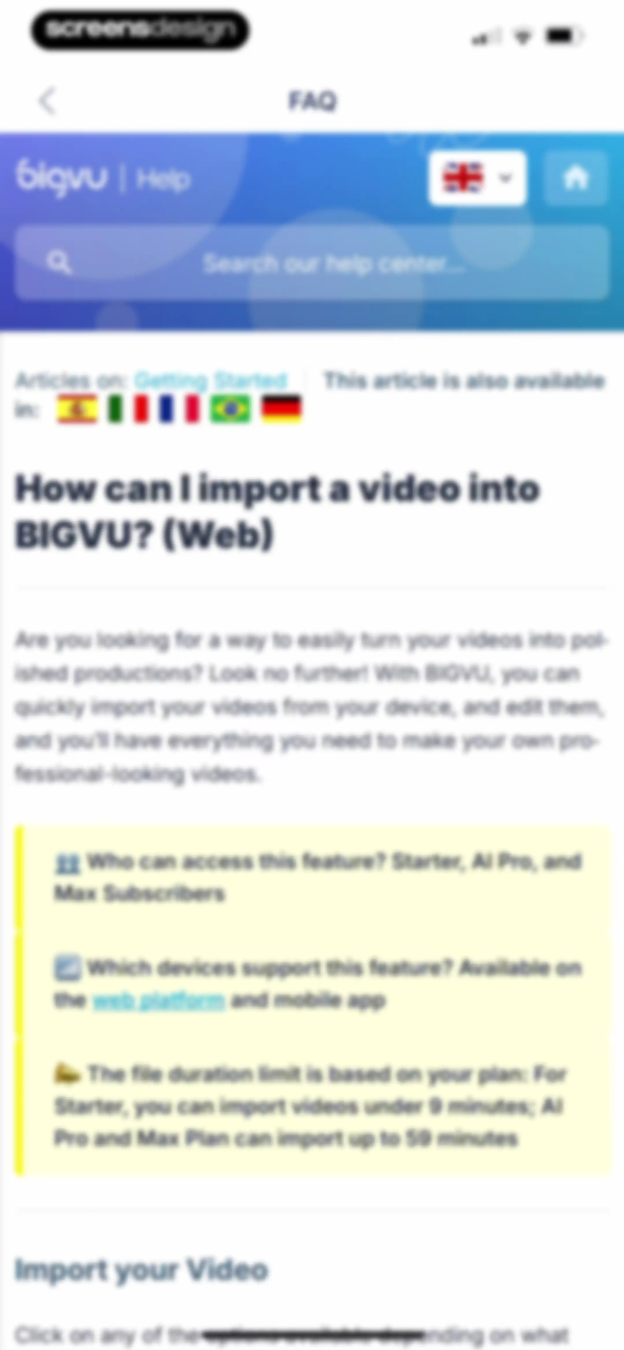BIGVU Teleprompter Captions AI screen 172