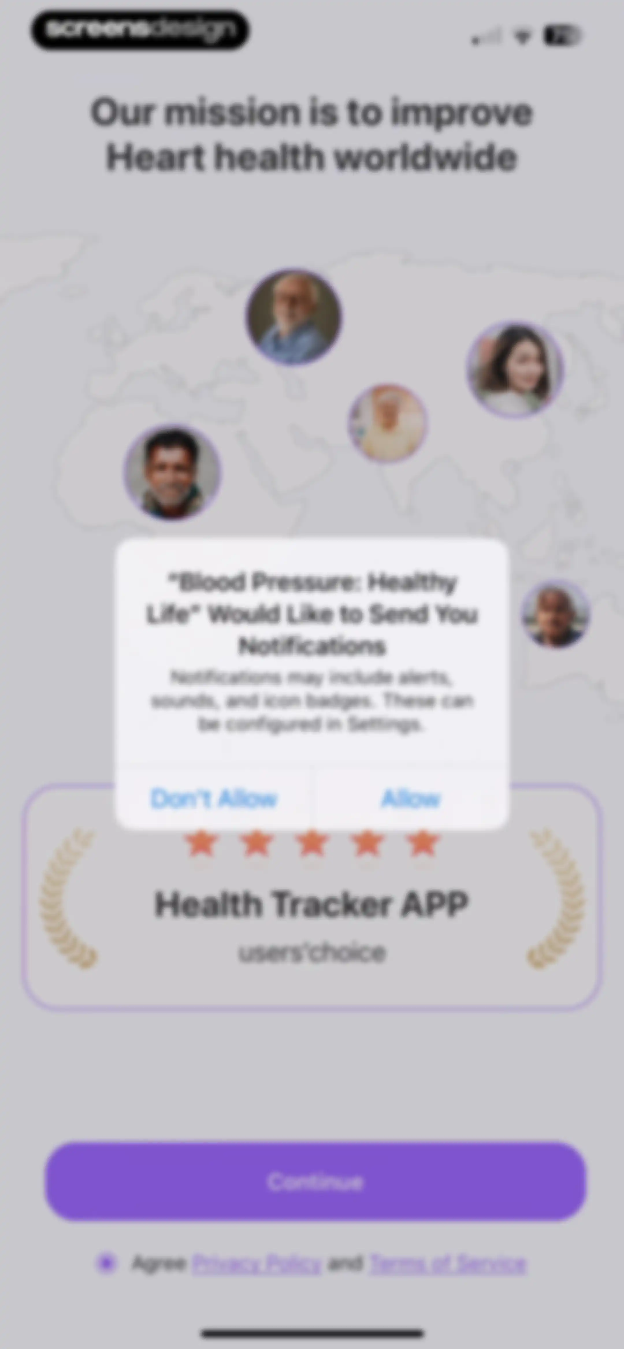 Blood Pressure: Healthy Life screen 1