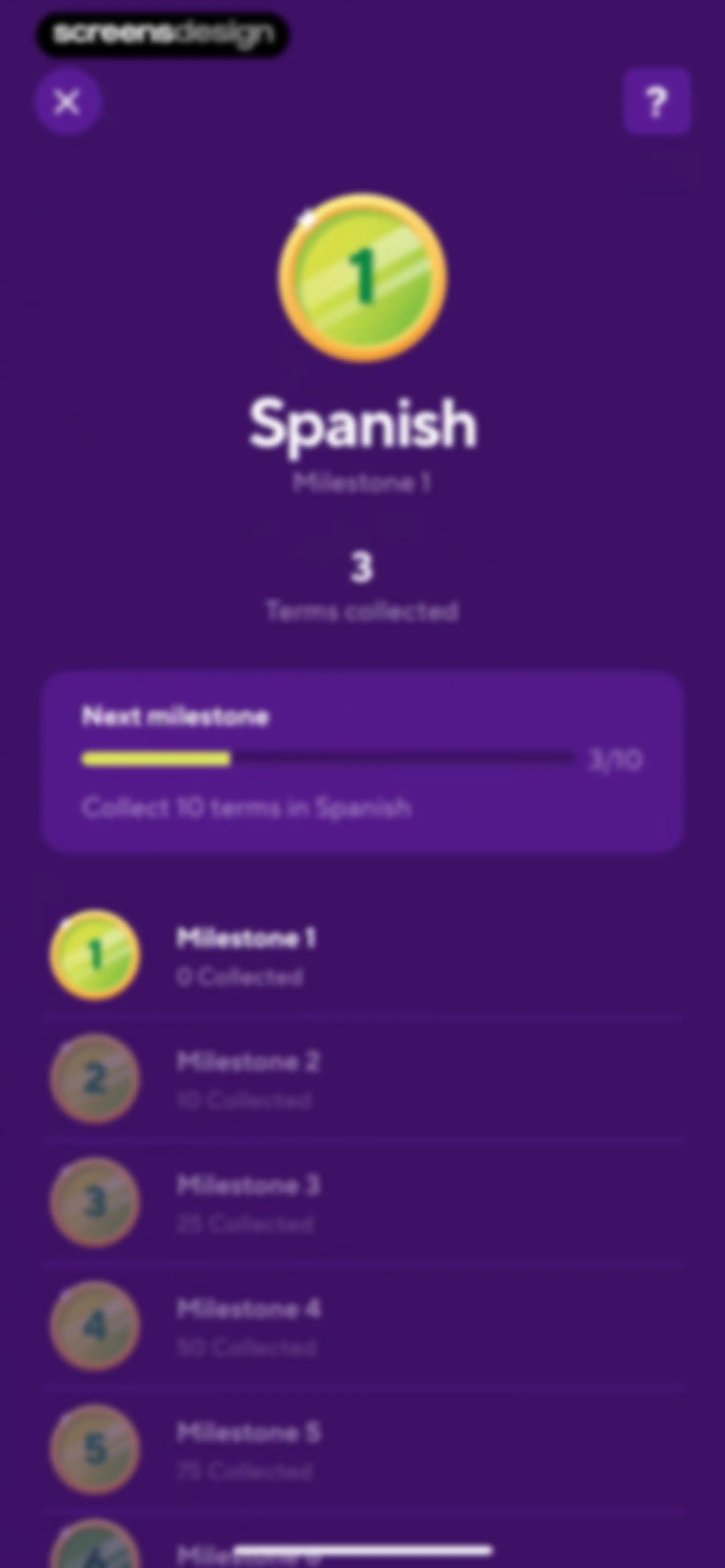 Drops: Language Learning Games screen 105