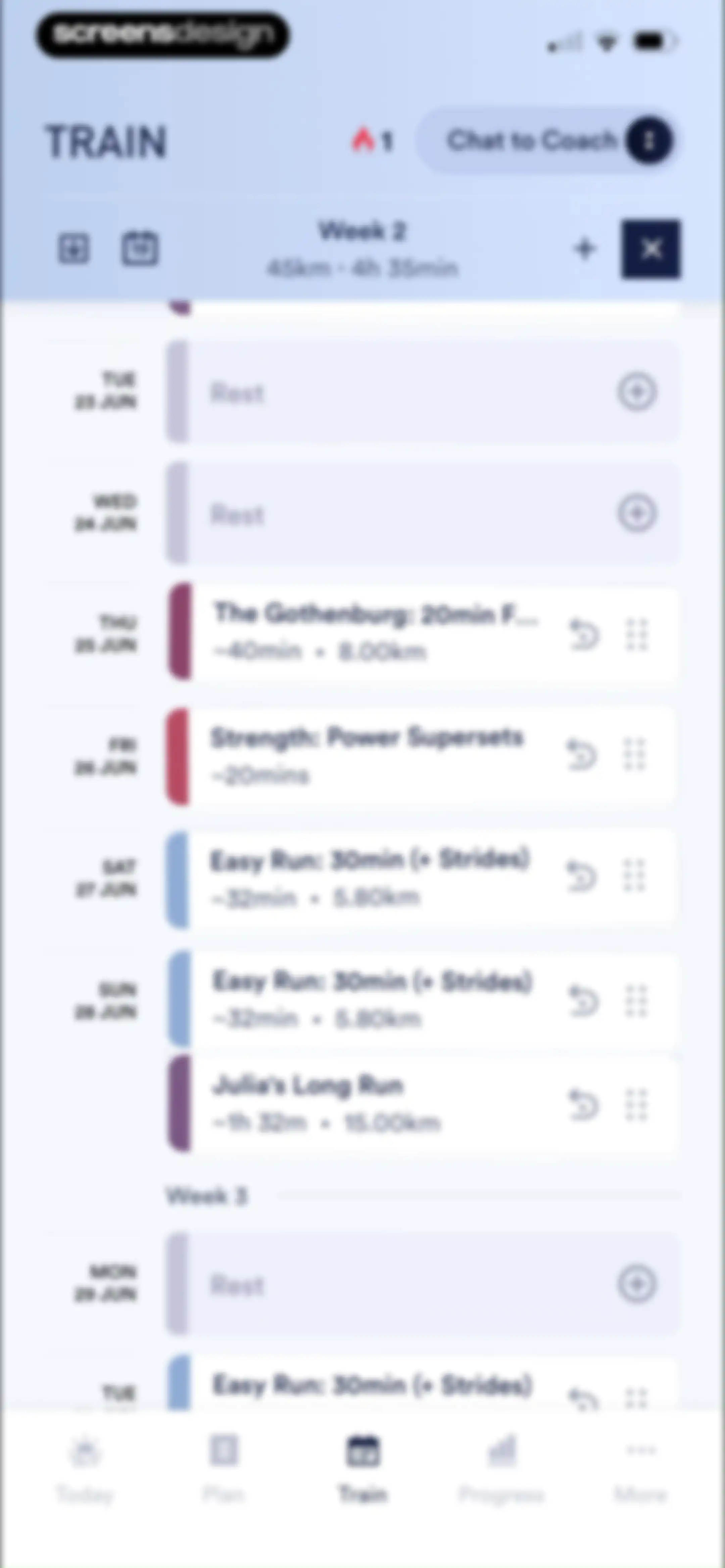 Coopah: The Run Coaching App screen 121