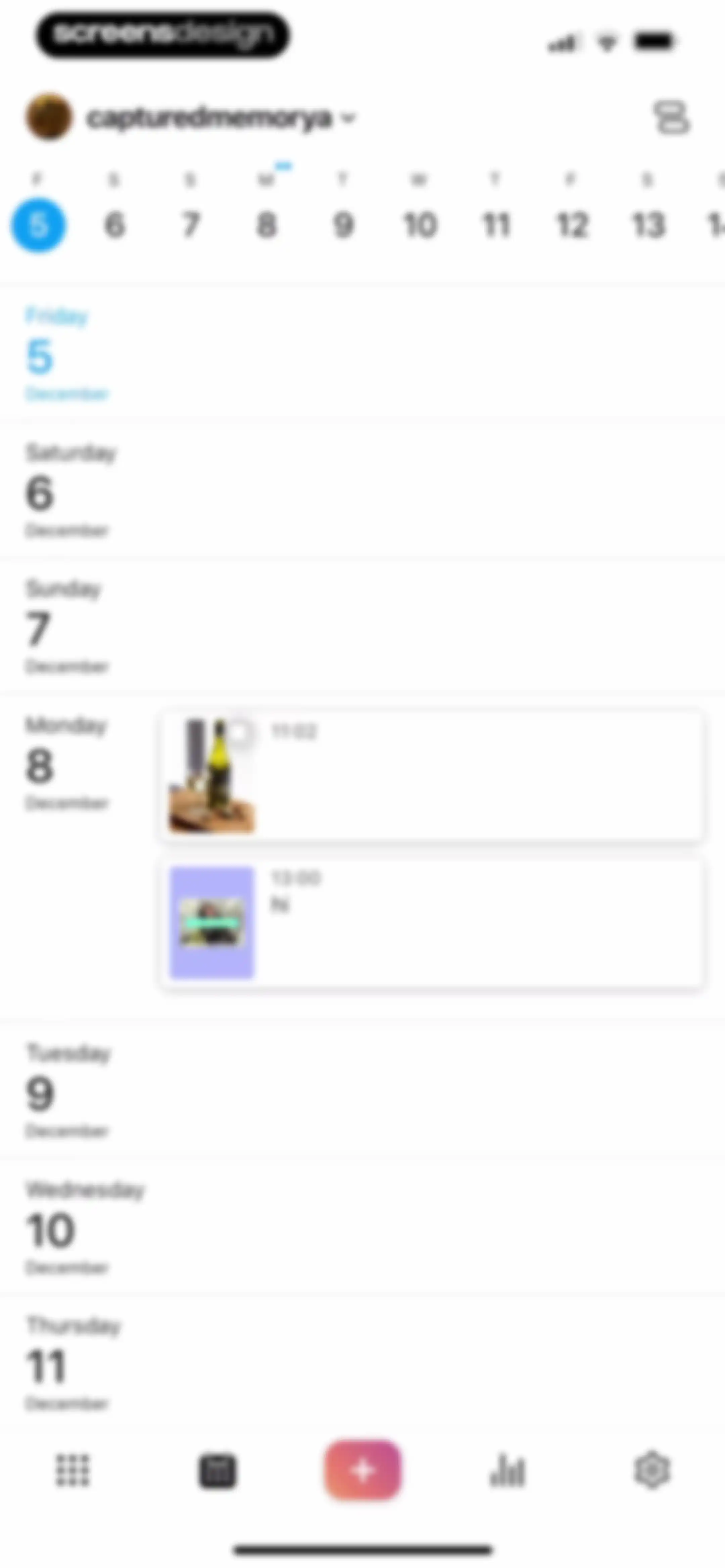 Feed Preview: Planner for IG screen 85